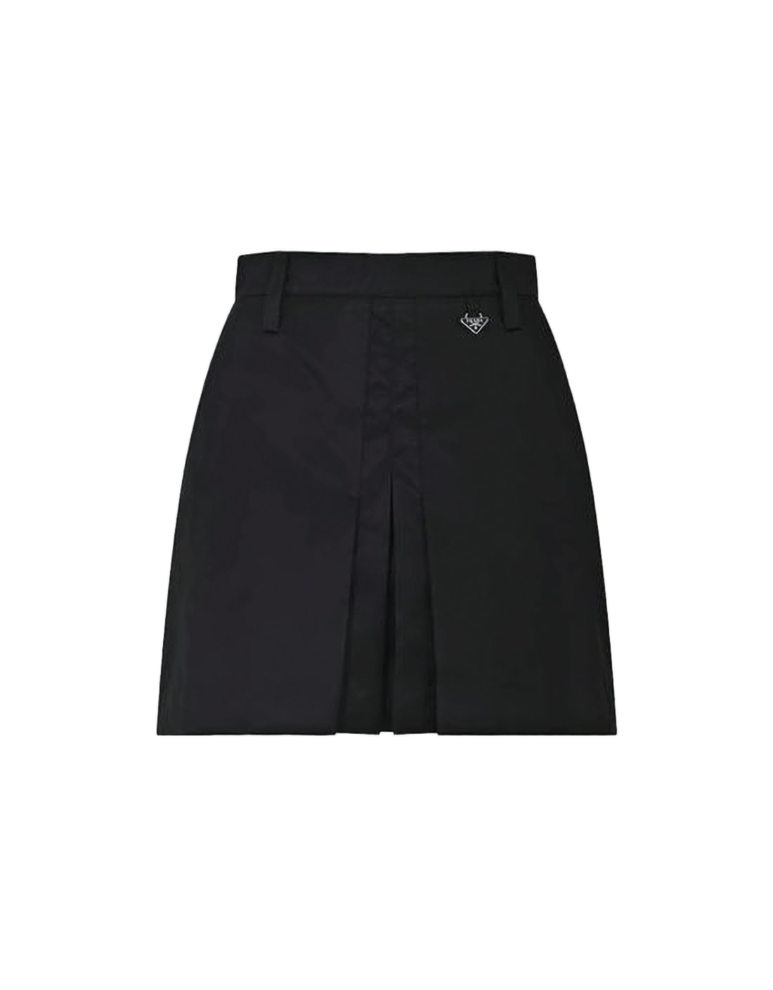 Structured Black Midi Skirt