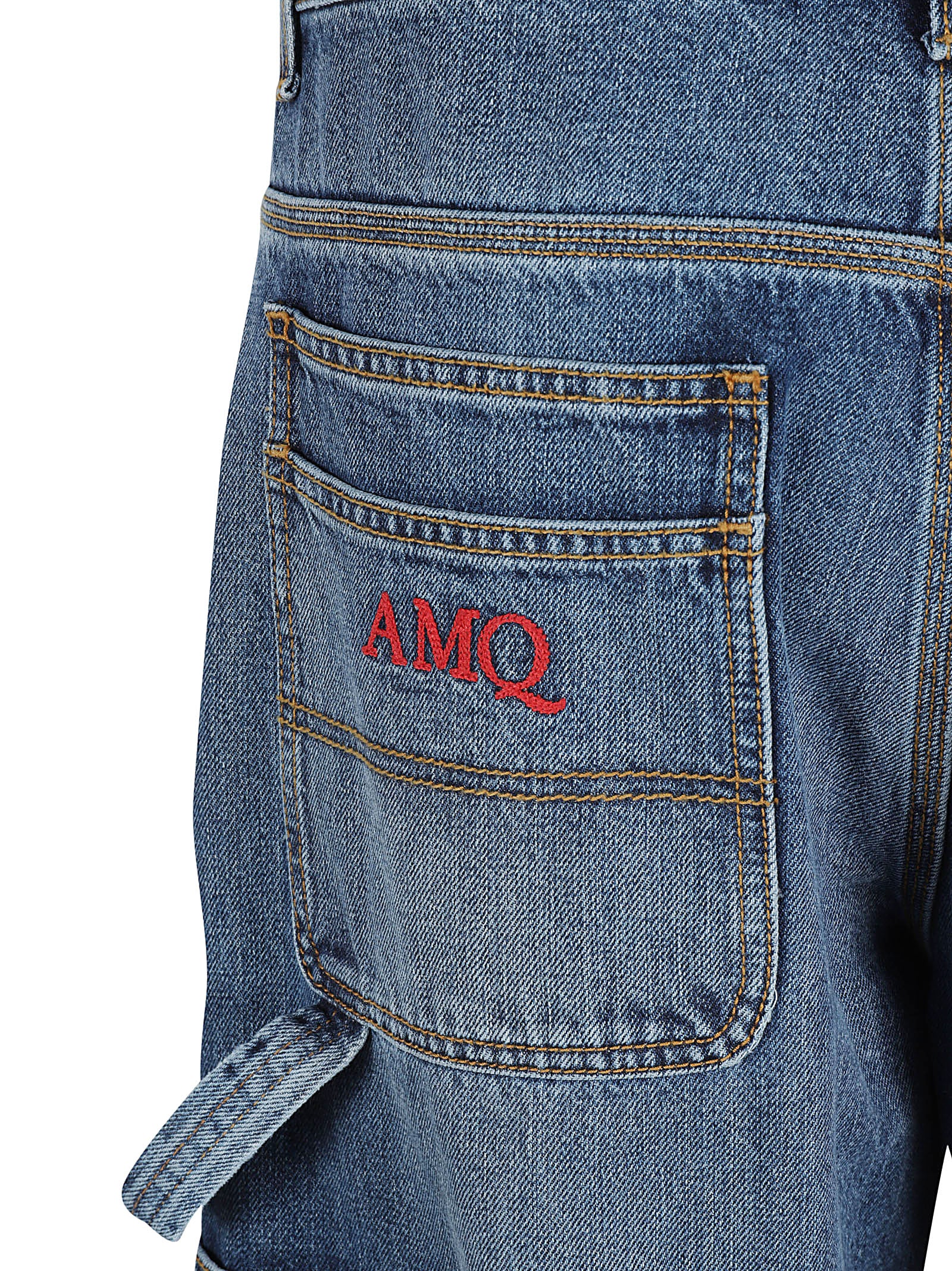 Straight Leg Five-Pocket Alexander McQueen Denim Jeans
