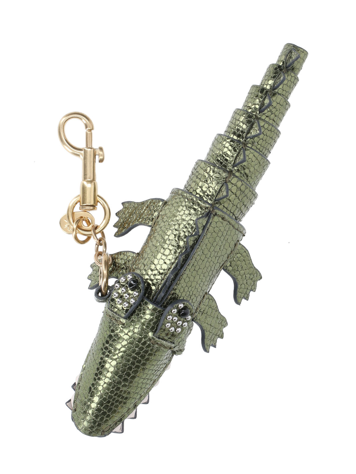 "Crocodile" Keychain Charm – Green