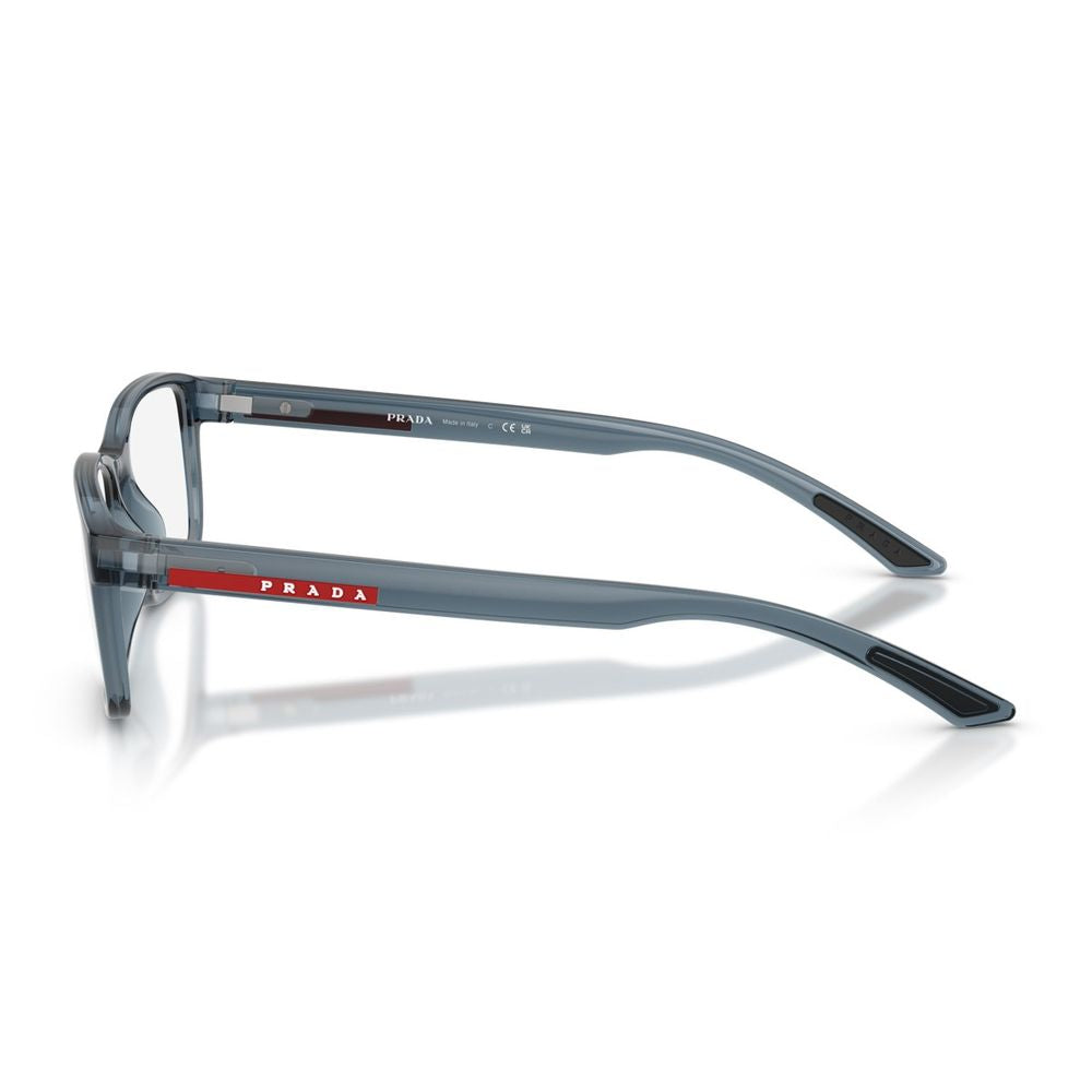 Ps 06Rv Transparent Light Blue Rectangular Glasses