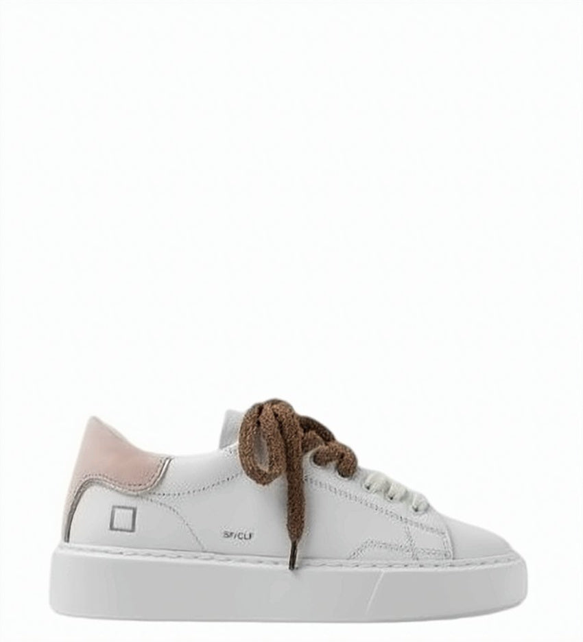 Sfera Calf Suede Heel Leather Sneakers