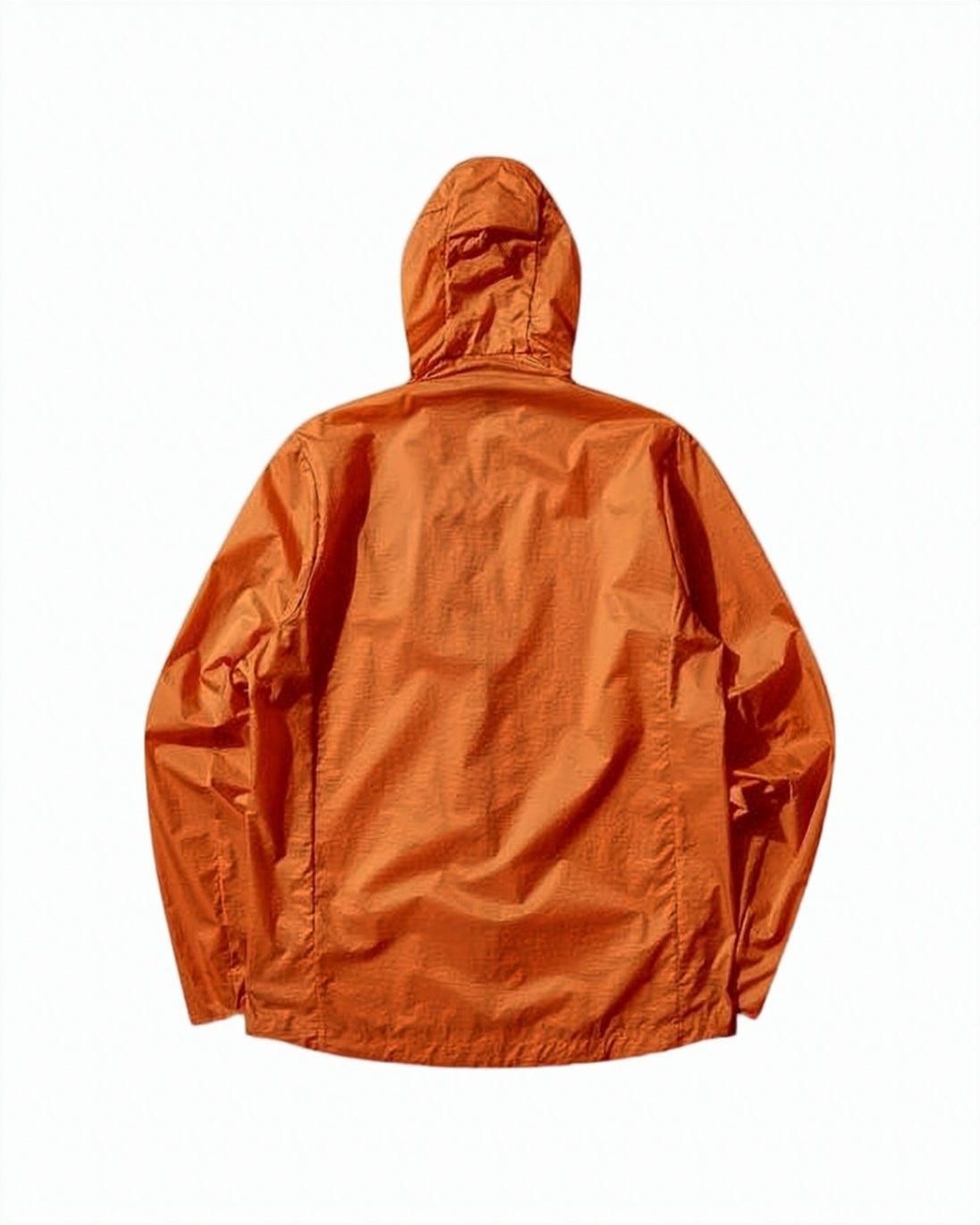 Lightweight Hooded Jacket With Full Zip Closure