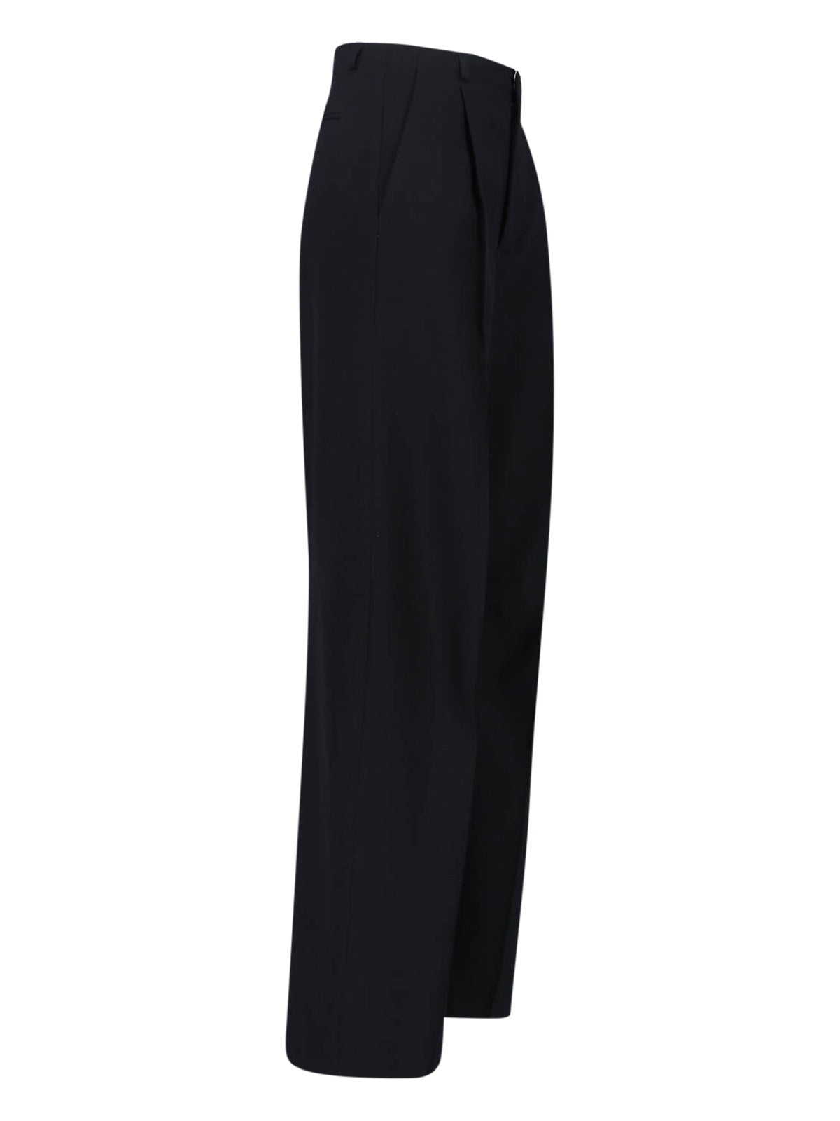 Straight-Leg Tailored Trousers – Neutral