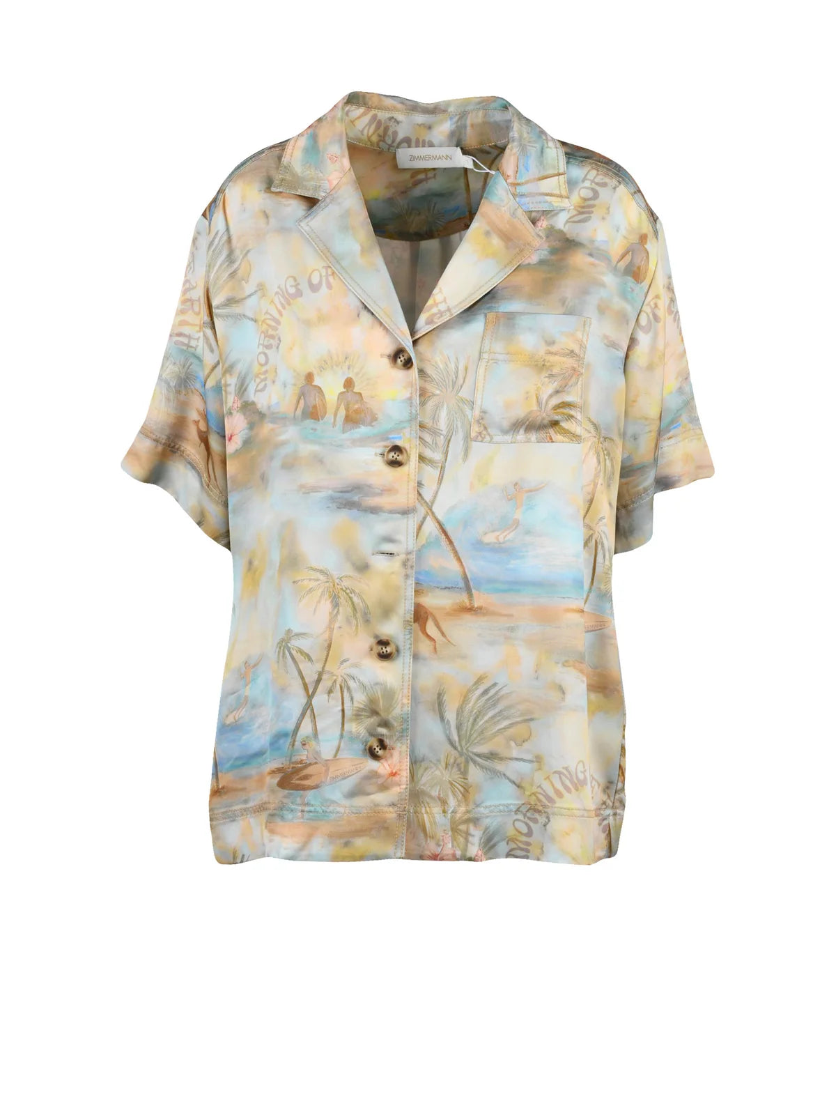 Multicolor Viscose Shirt