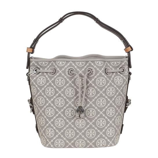 T Monogram Utility Bucket Bag