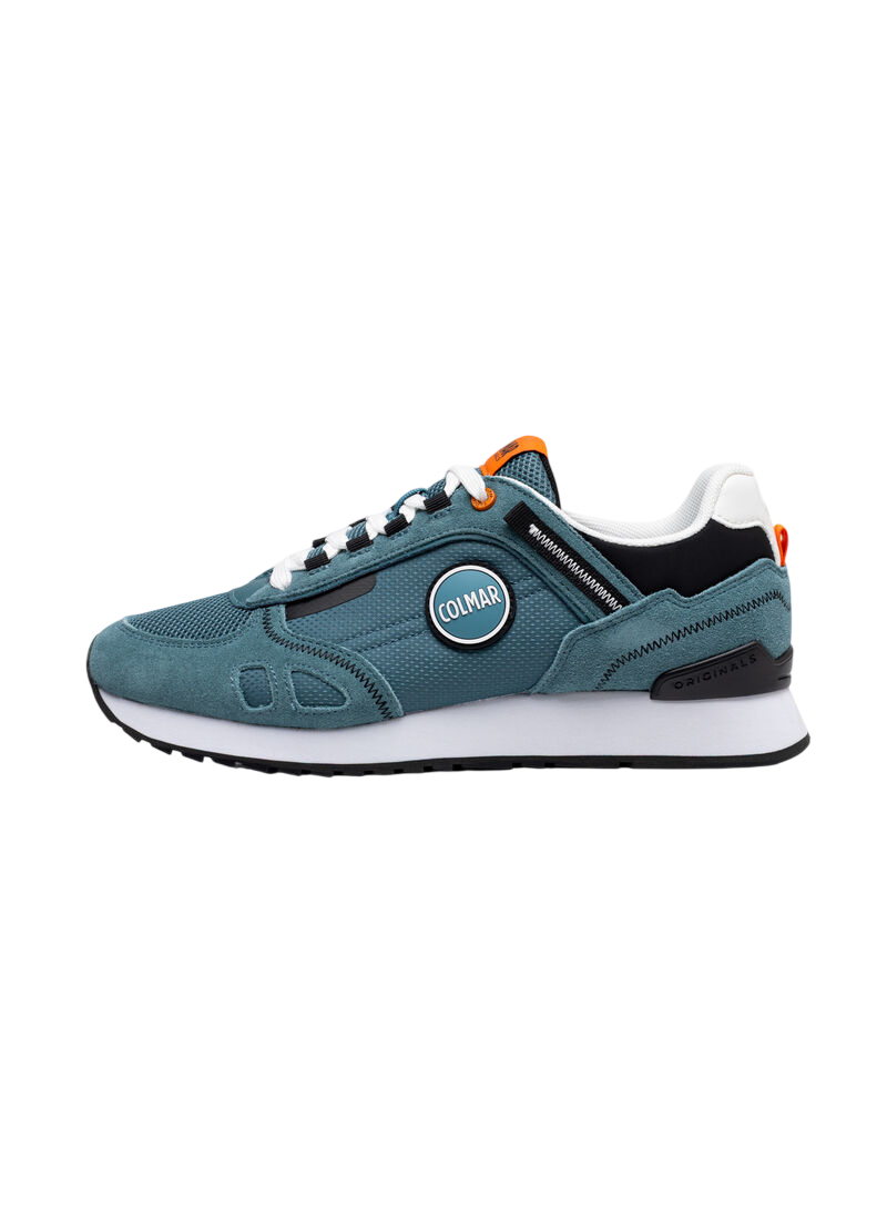 Regular Fit Sneakers with Textured Nylon Upper