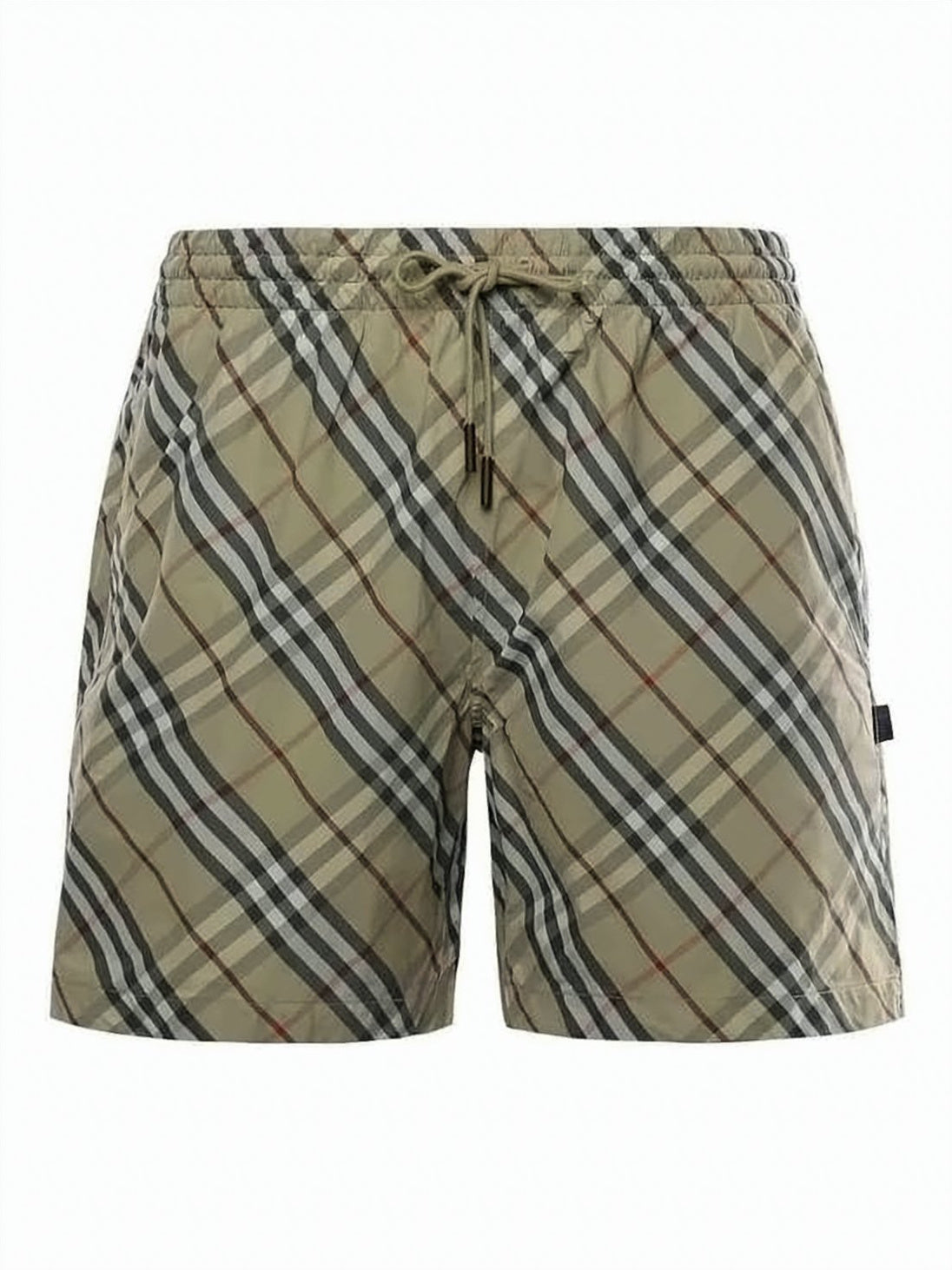 Classic Check Swim Shorts with Drawstring Waistband