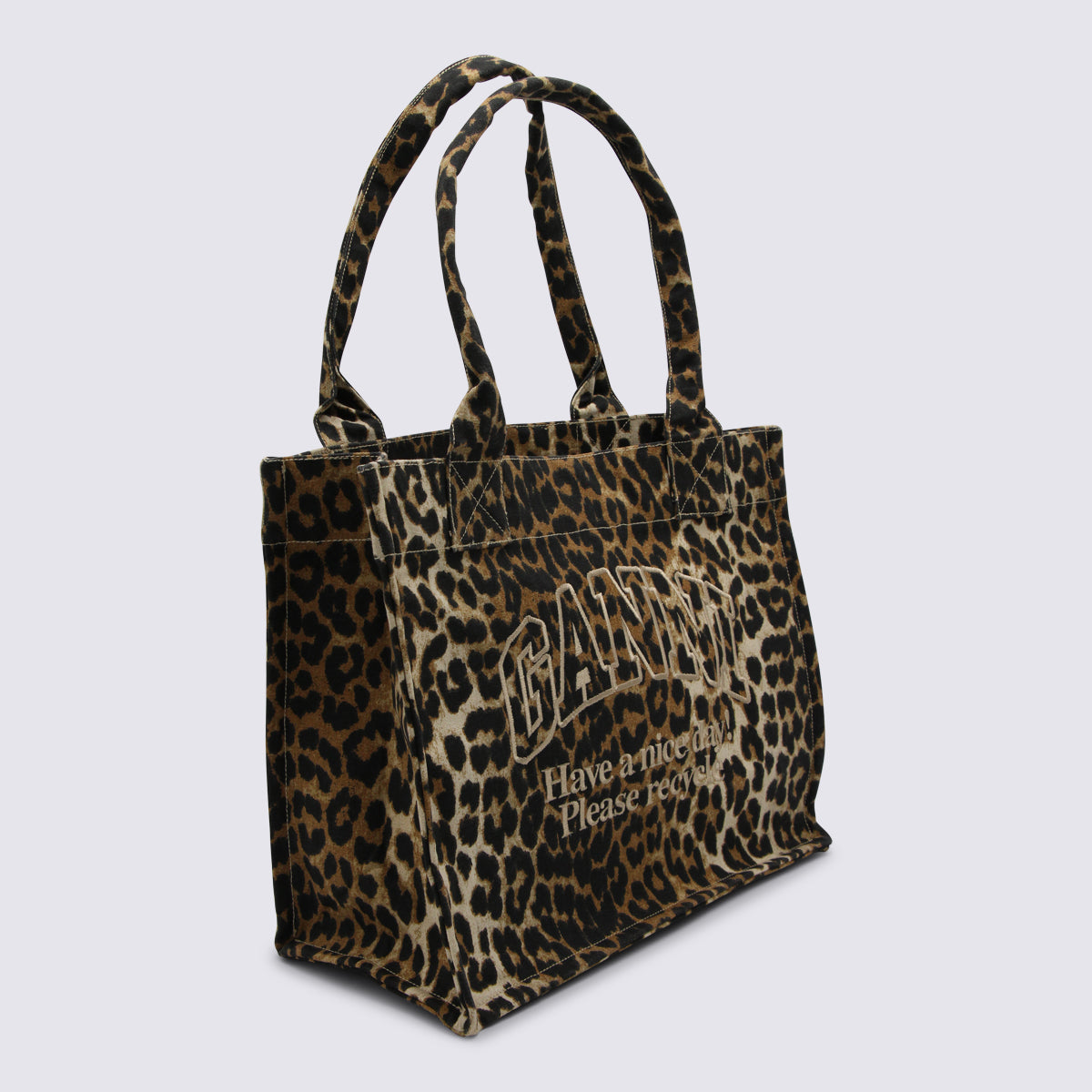 Leopard Cotton Tote