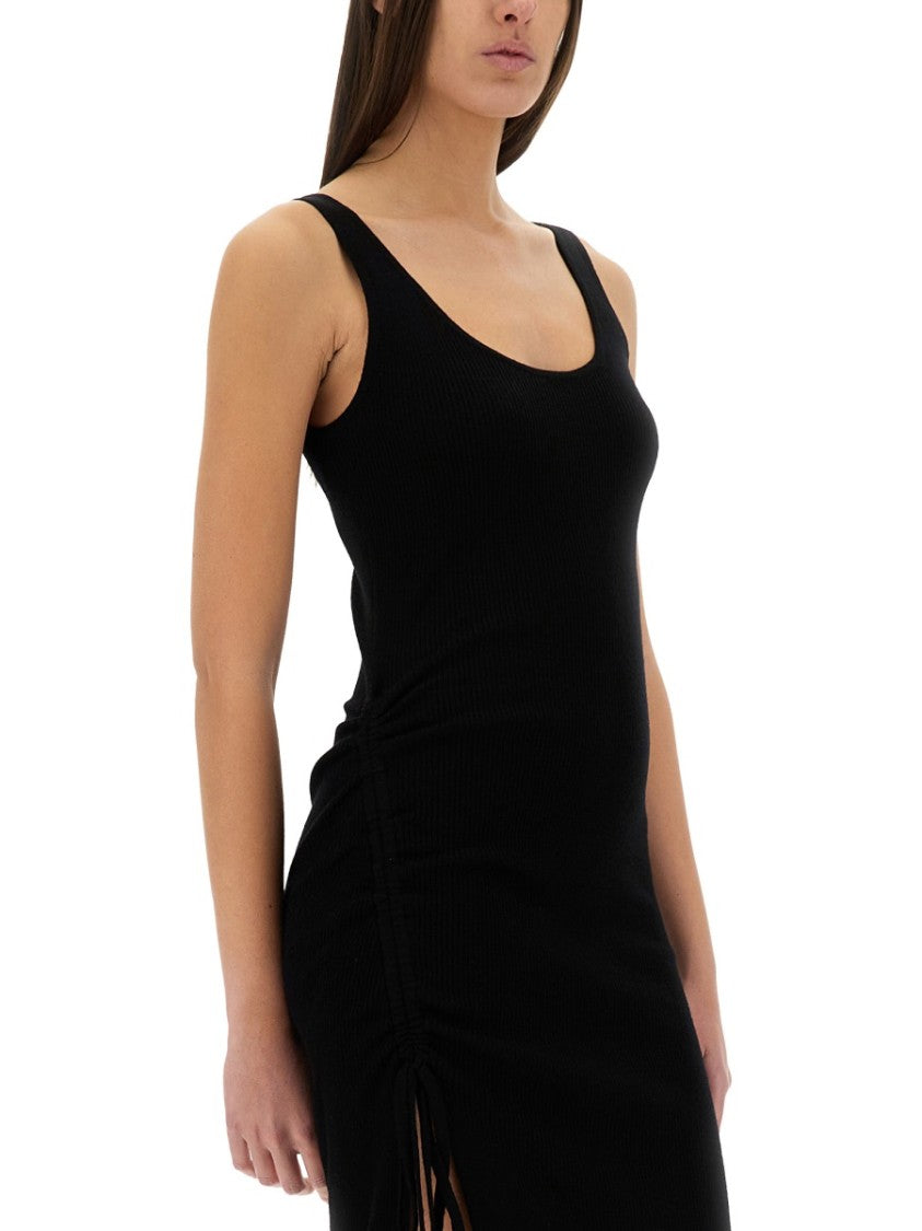 Stretch Wool Blend Camisole Dress