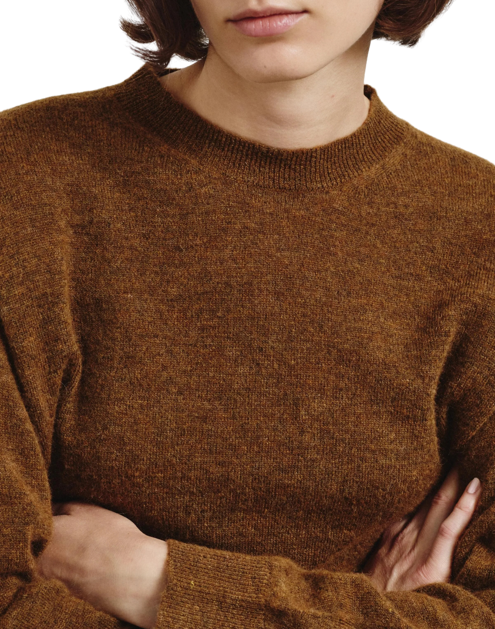 Contemporary Baby Alpaca And Wool Blend Sweater