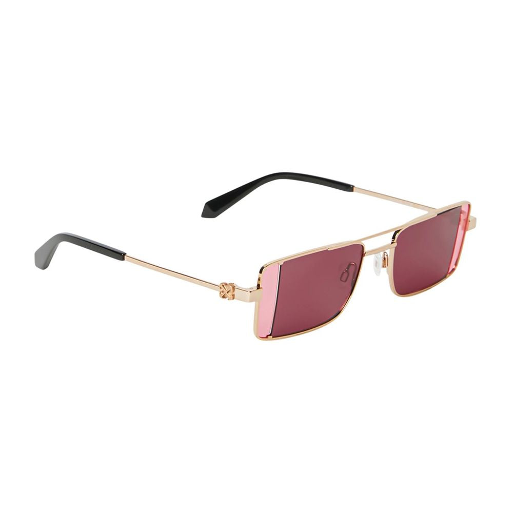 Oeri14A Cortez Rectangular Gold-Tone Sunglasses