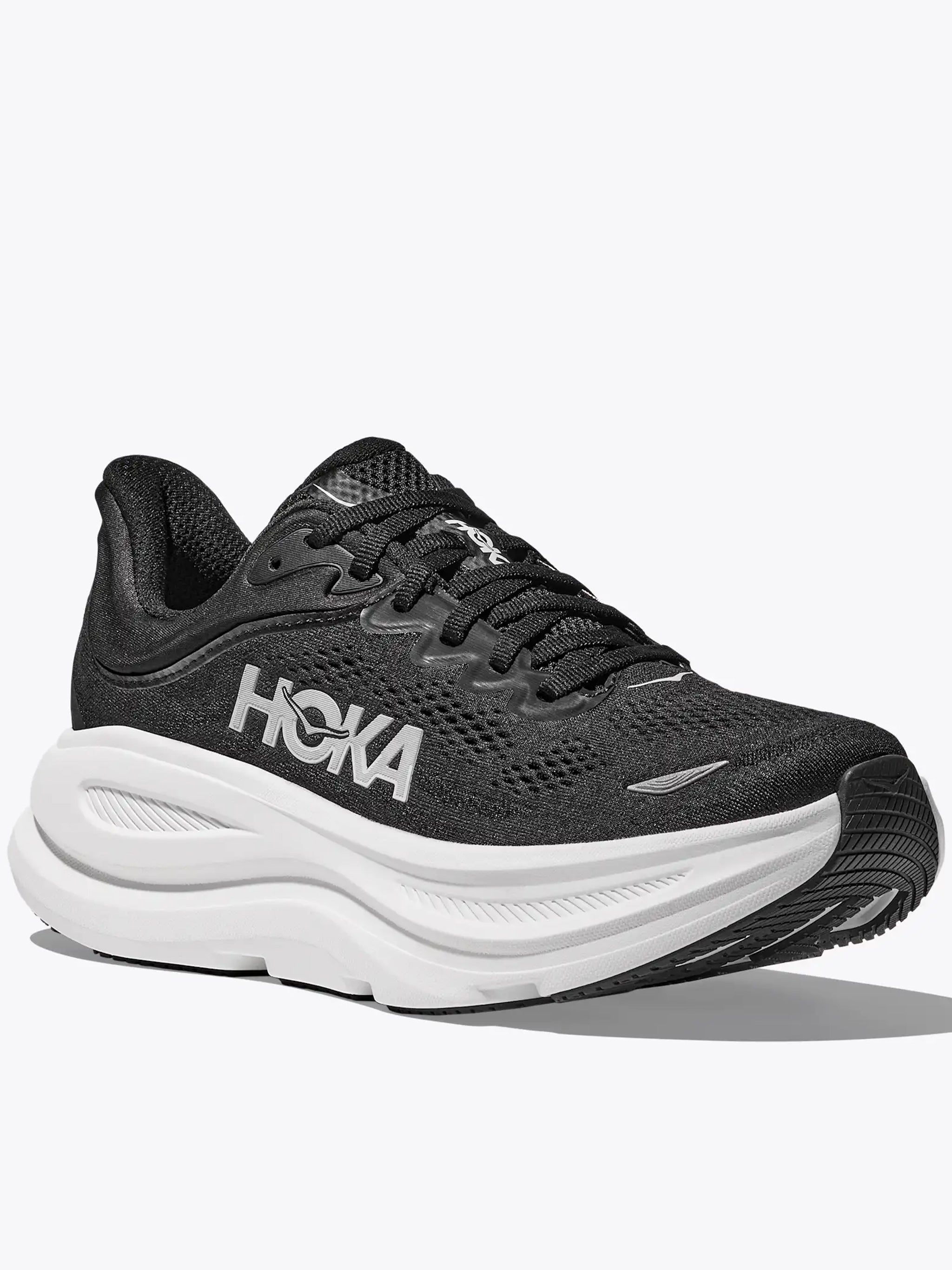 Black Bondi 9 Cushioned Mesh Sneakers