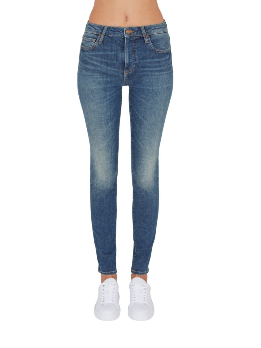 Slim Fit Jeans with Stretch and Iconic Branding