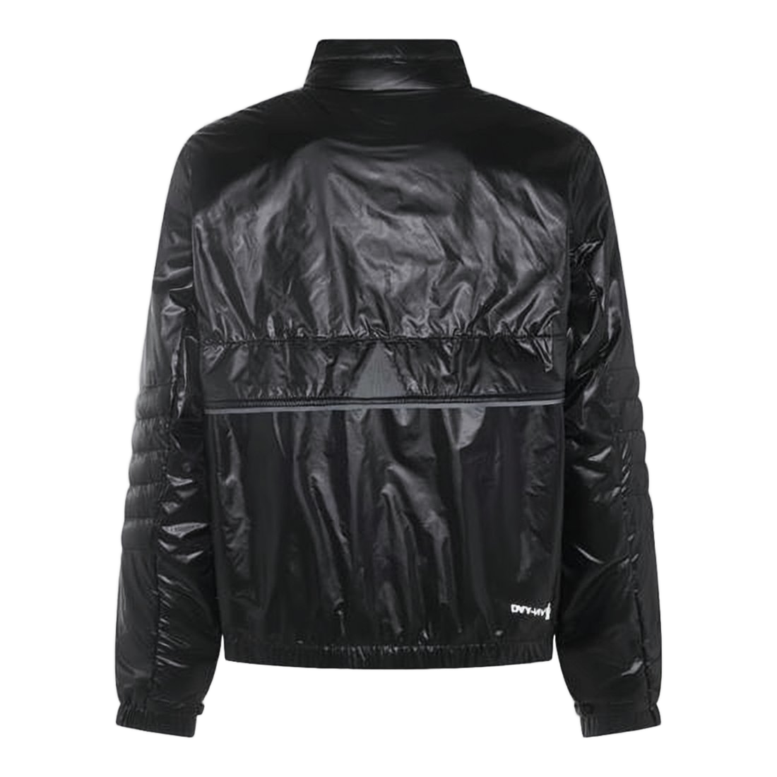 Quilted Black Casual Jacket with Zippered Pockets