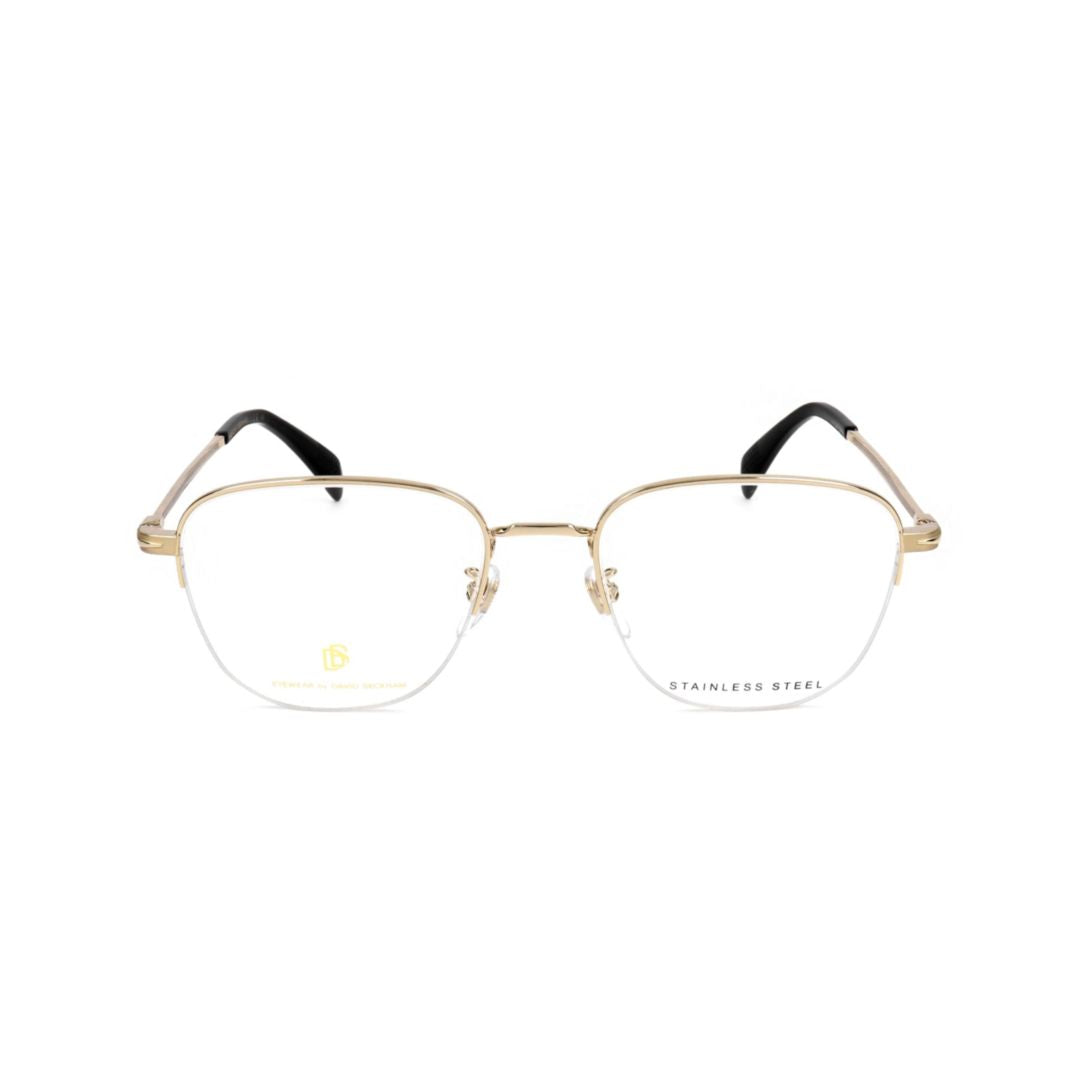 Db 1028/G Rectangular Gold Metal Eyeglasses