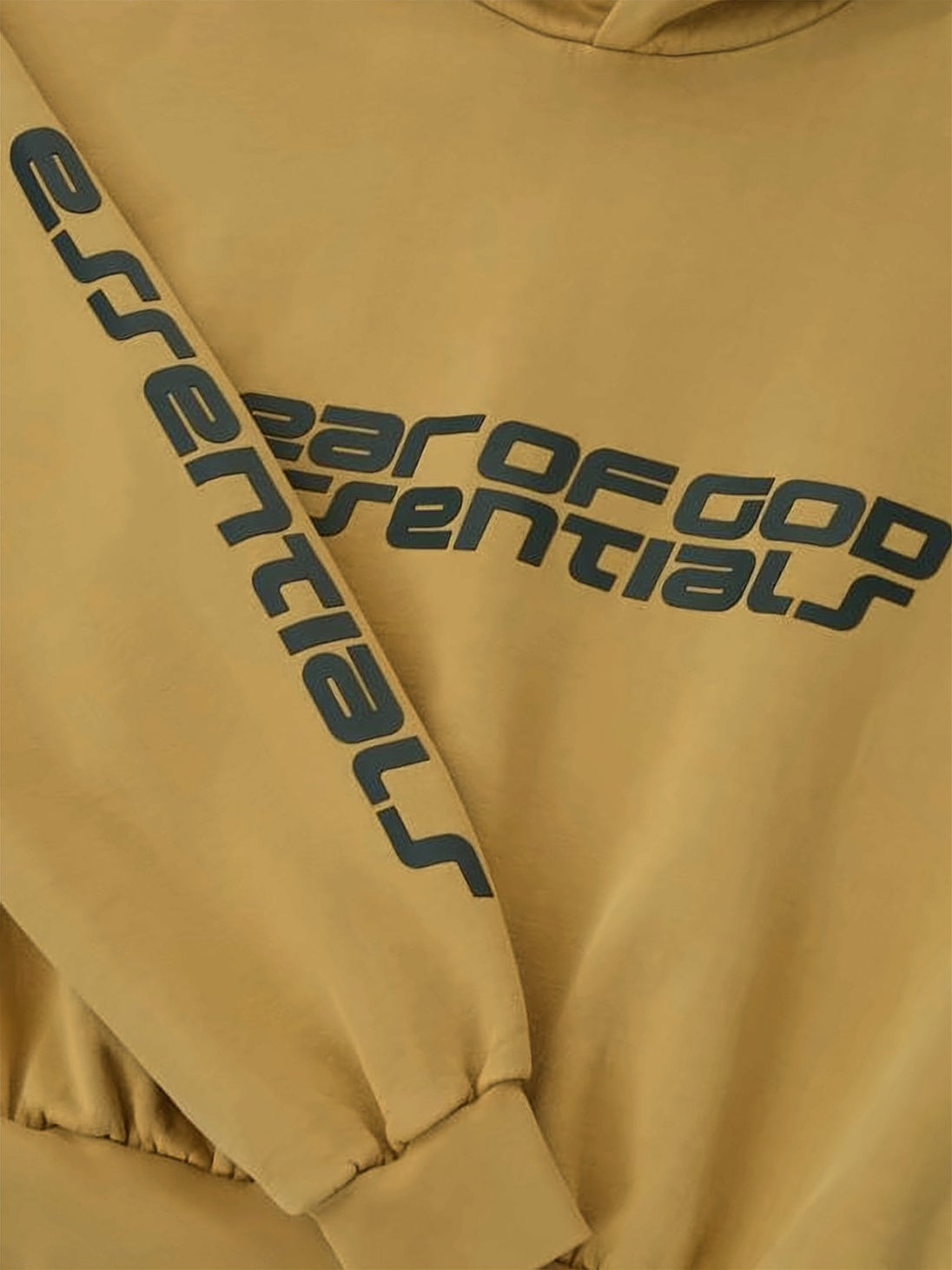 Cropped Hoodie with Bold Logo