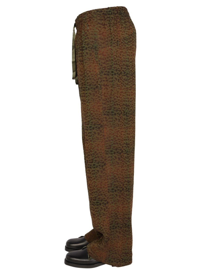 Animal Print Relaxed Fit Pants