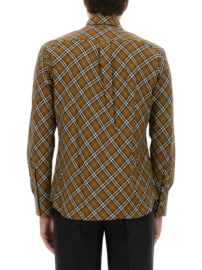 Classic Plaid Check Shirt With Button-Down Collar