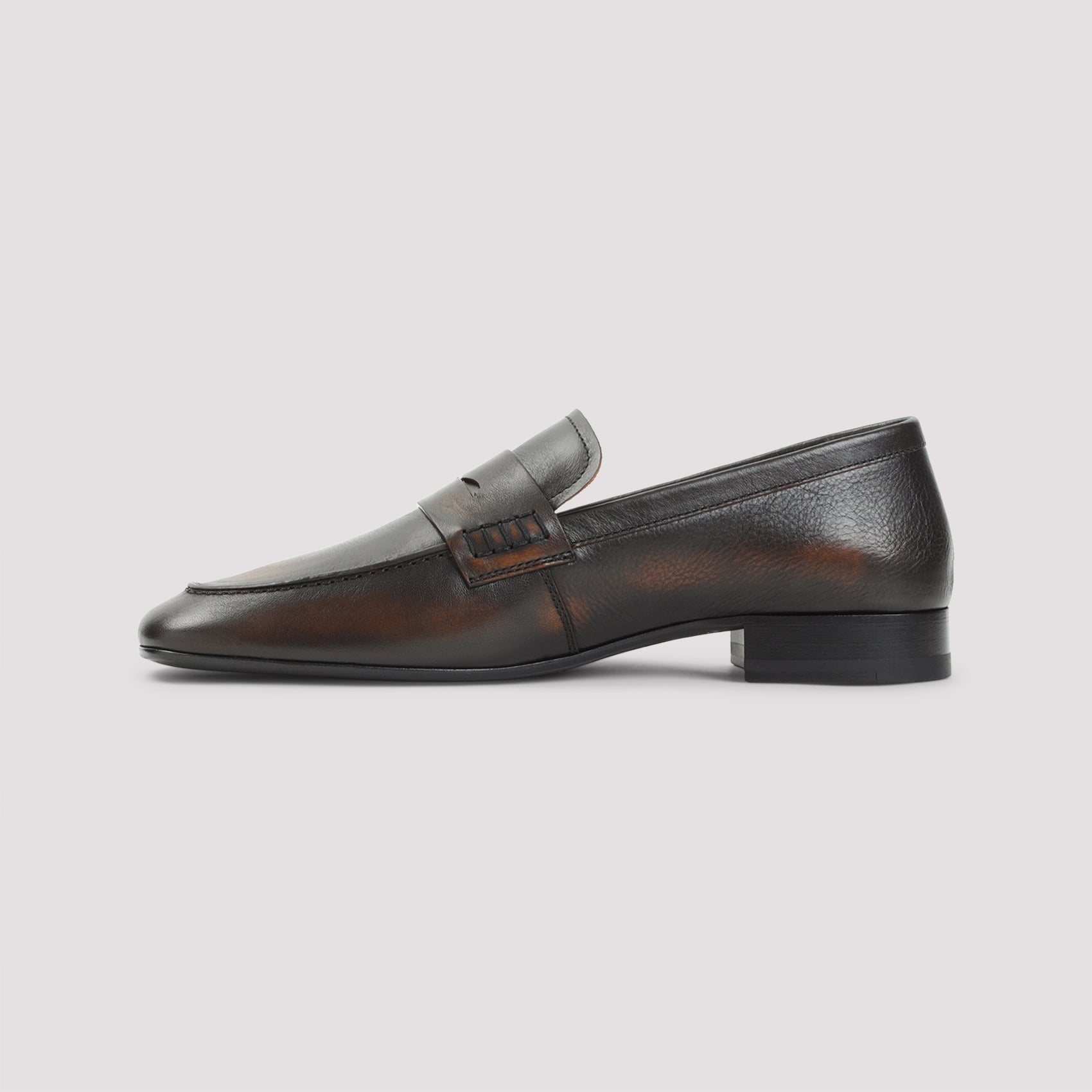 Nude Calf Leather Loafers