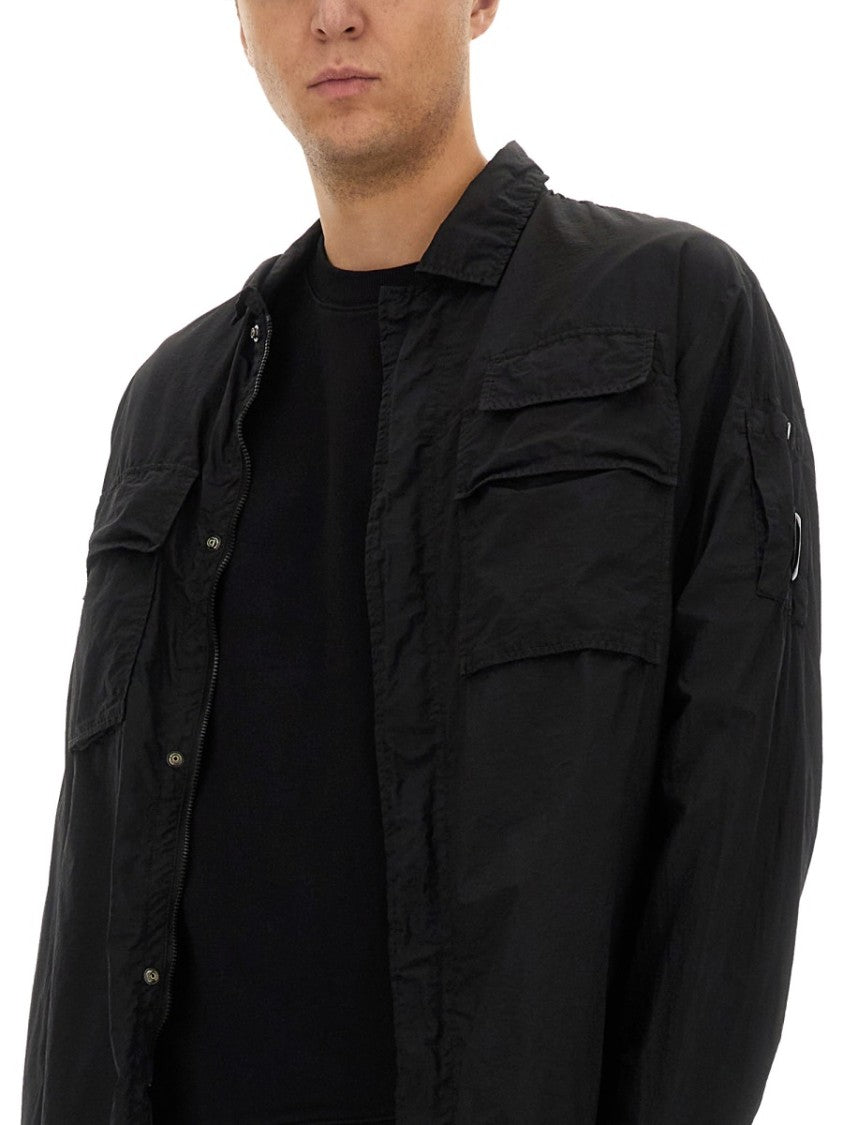 Relaxed Fit Black Oversize Shirt