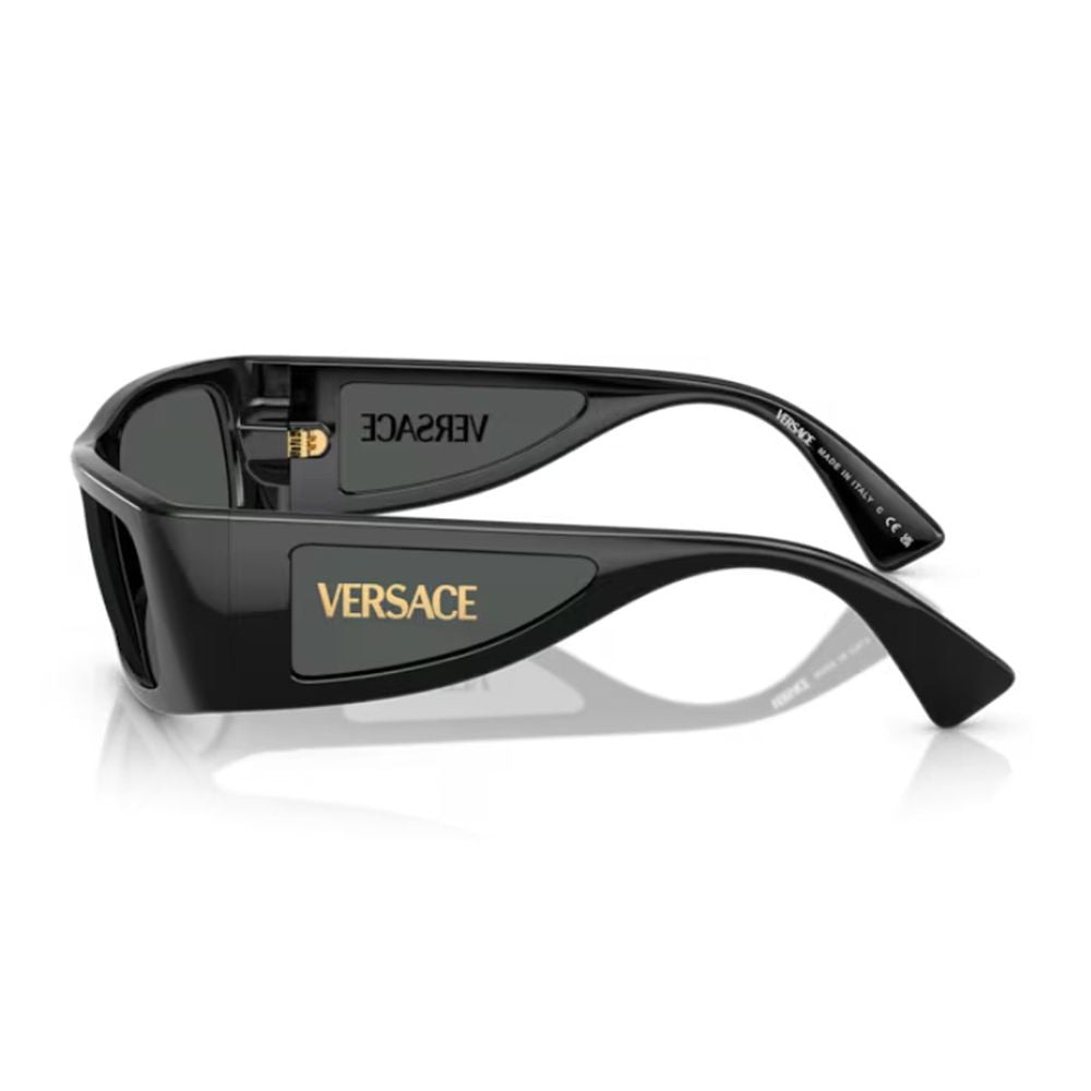 0Ve4482 Lens Logo Bold Rectangular Frame Sunglasses