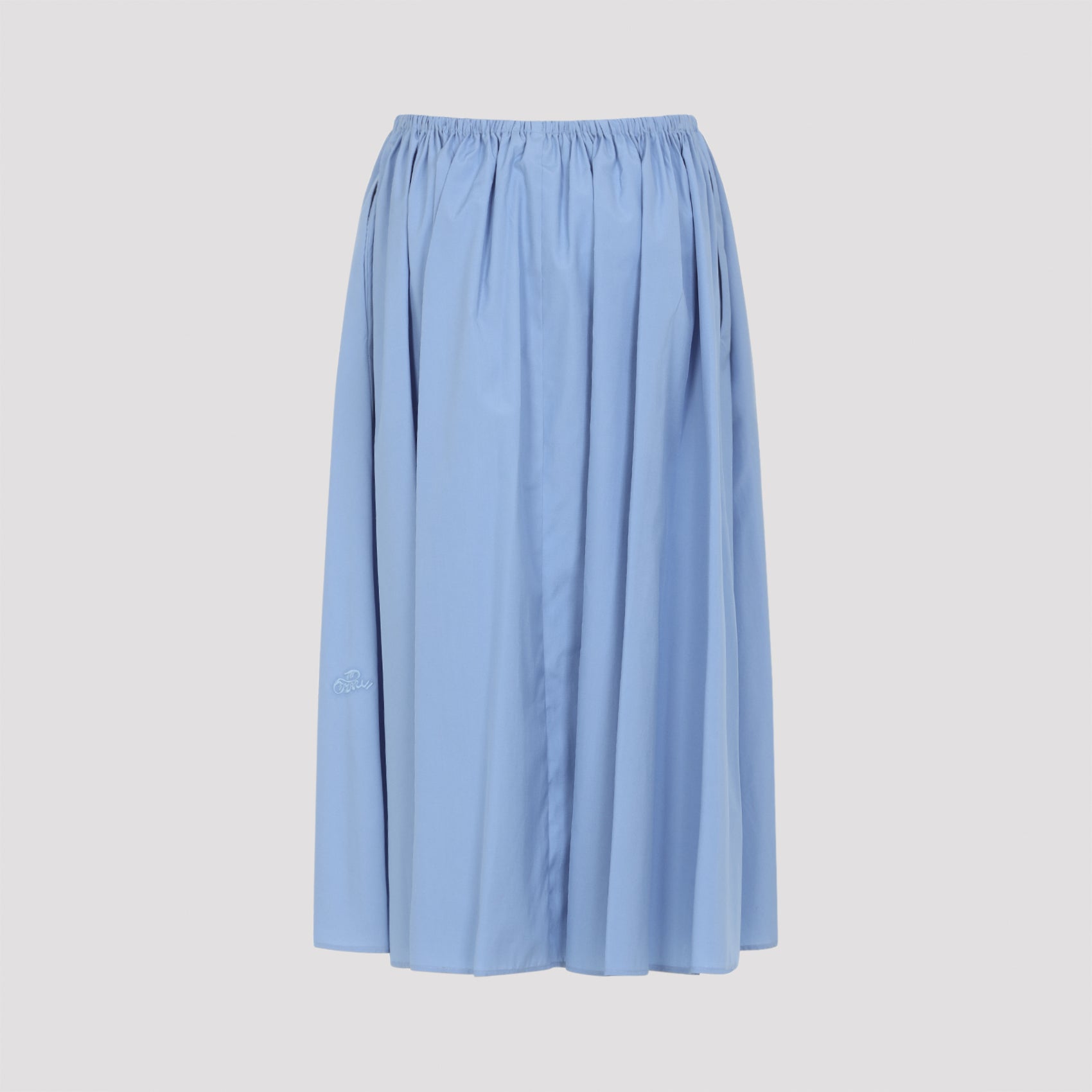 Midi Skirt With Elastic Waistband