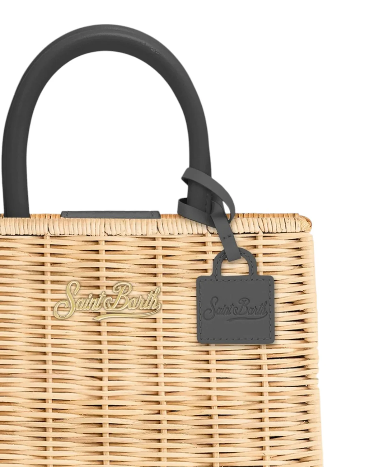 Structured Rectangular Handbag with Smooth Rounded Handles