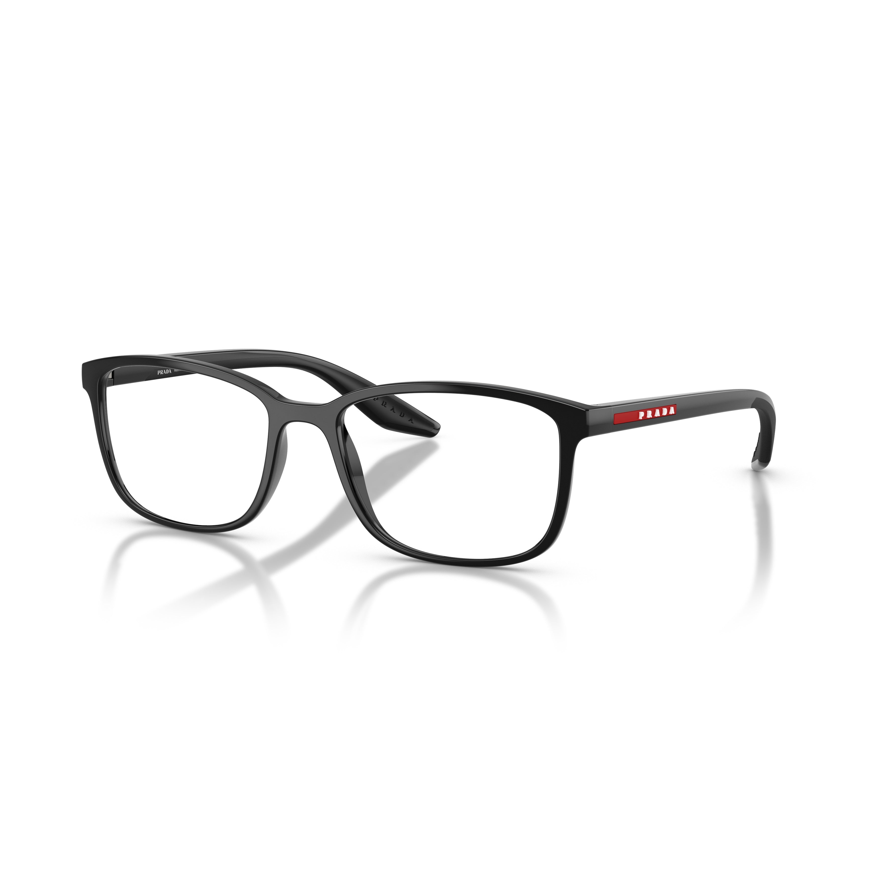 0ps 07rv Rectangular Black Sunglasses