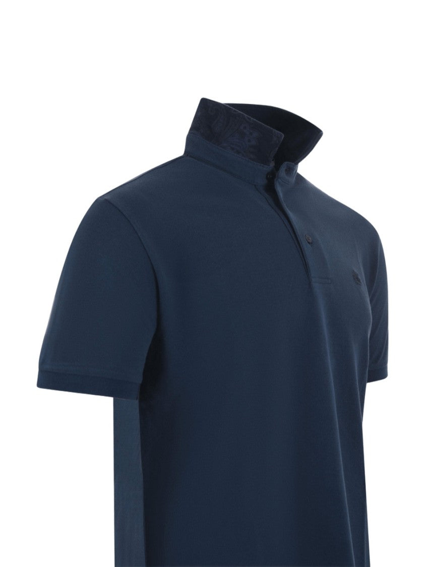 Classic Fit Polo With Ribbed Collar