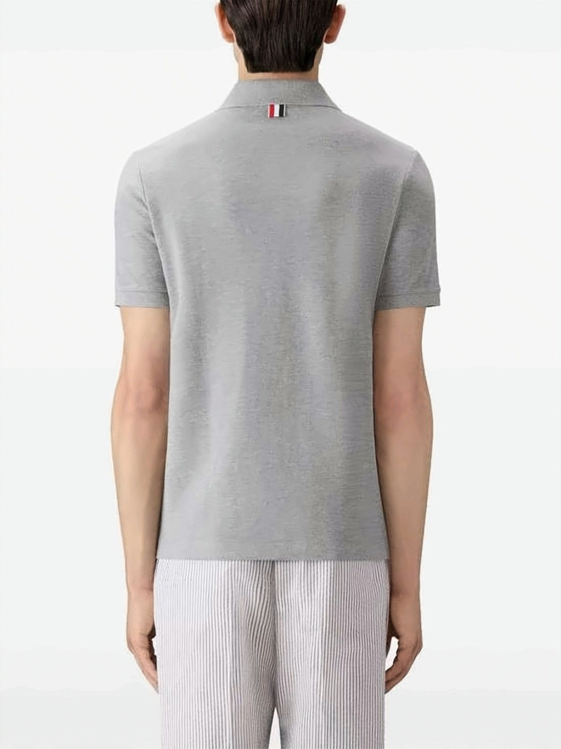Thom Browne Classic Piqué Short-Sleeve Polo Shirt