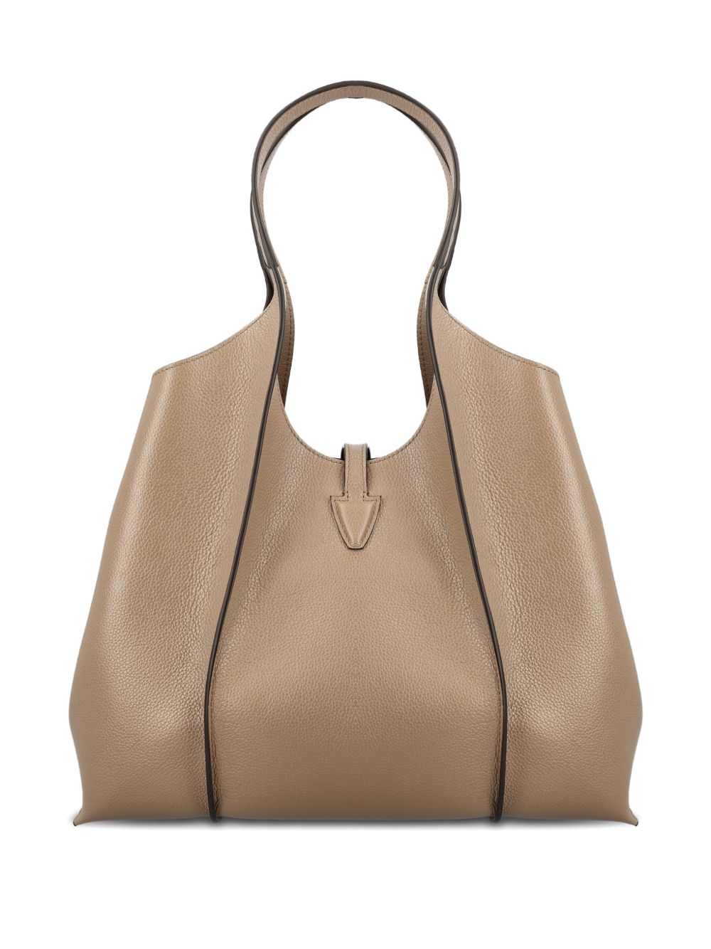Beige Grained Texture Tote