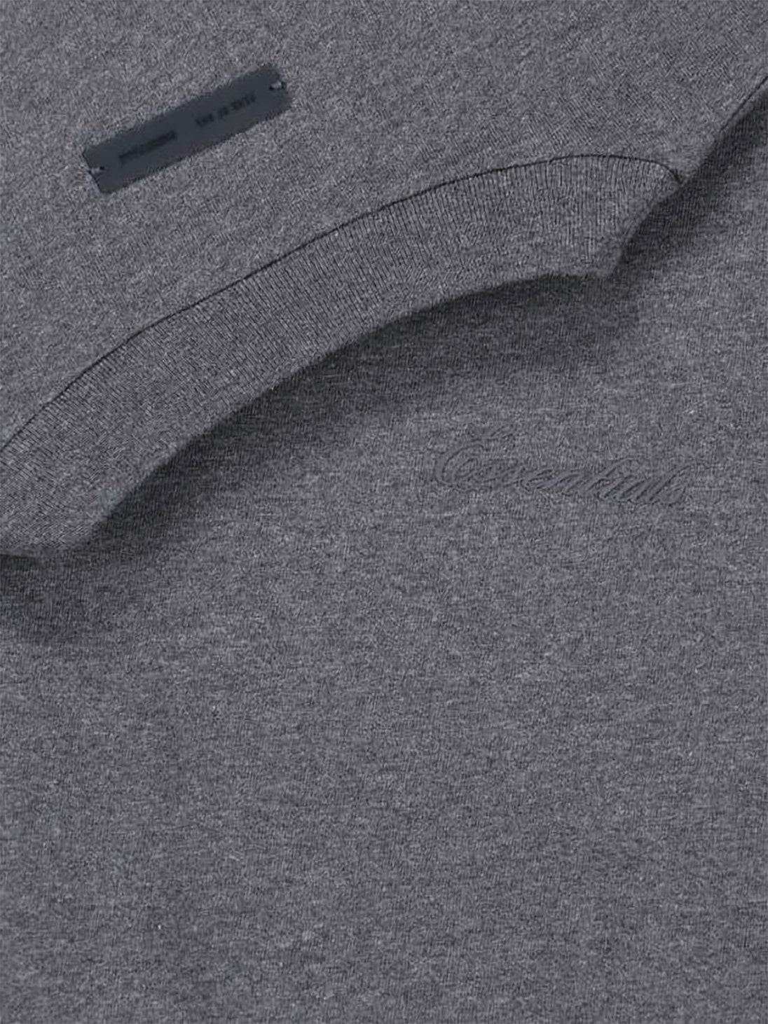 Long-Sleeve Tee with Subtle Embroidery