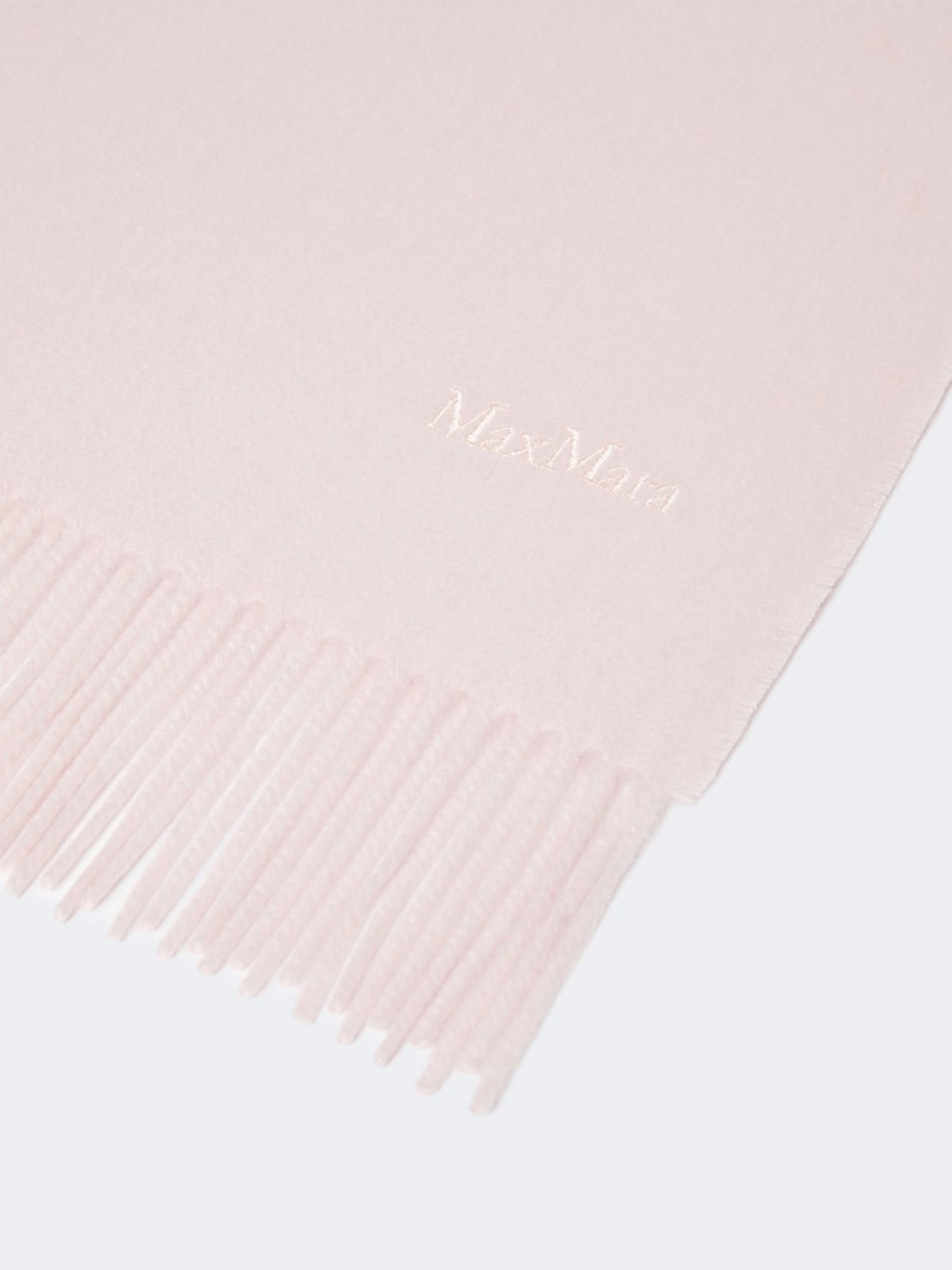 Pink Baci Soft Light Fringed Scarf