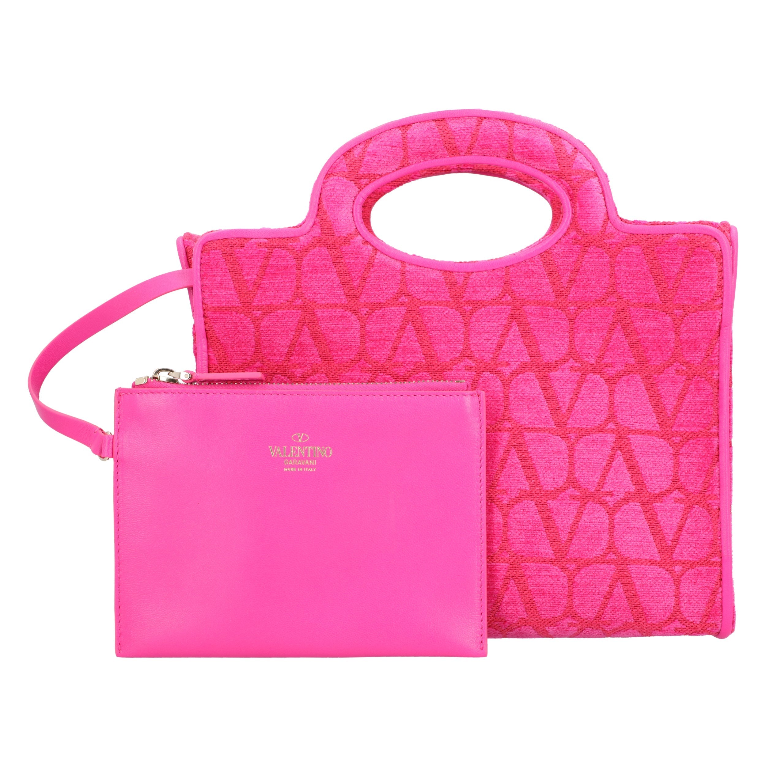 Vlogo Monogram The Third Open-Top Shoulder Bag
