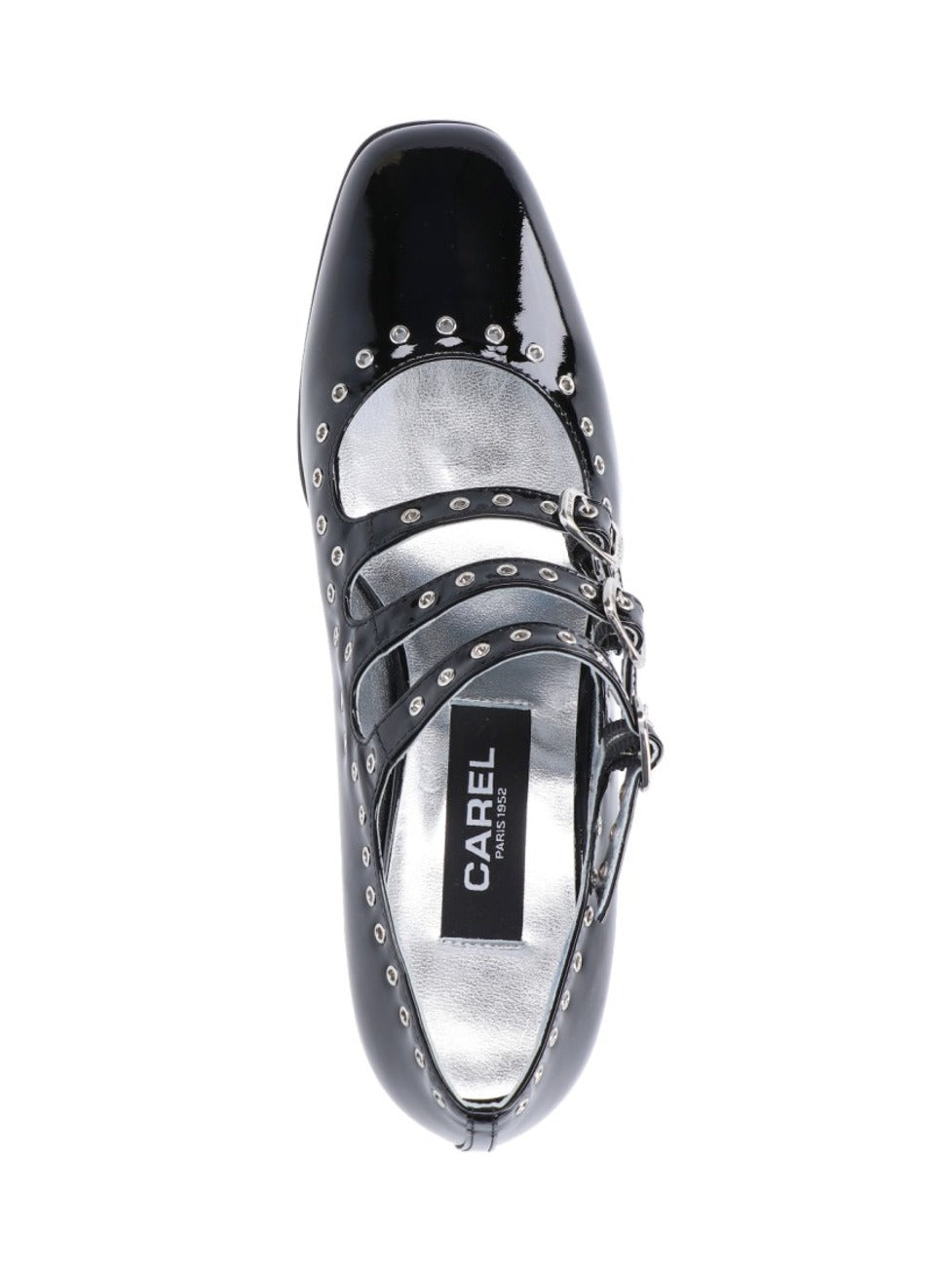 Mary Jane "Camden" Pumps In Black Patent Leather