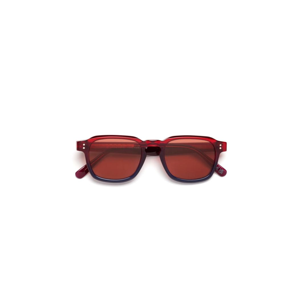 Luce Smokey Torpaz Bold Rectangular Acetate Sunglasses