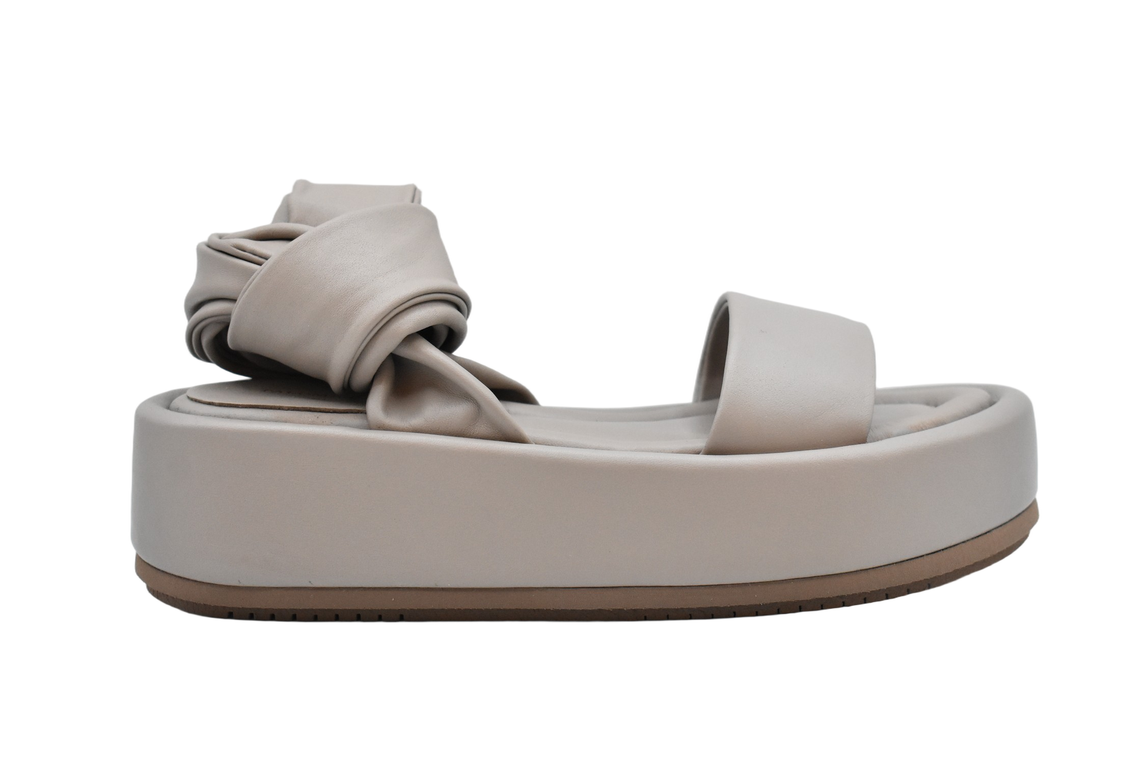 Dove Grey Platform Sandals