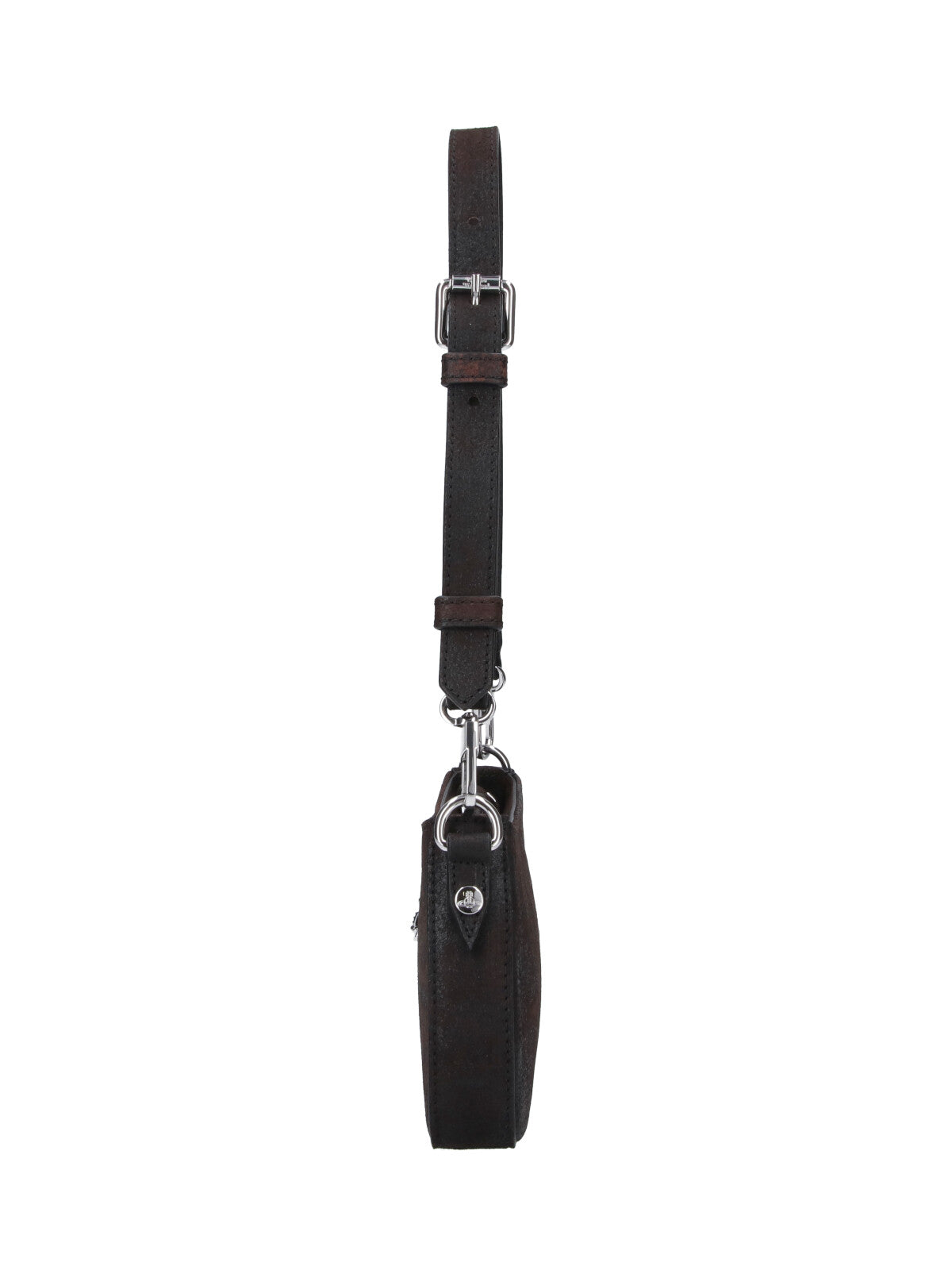 Brown Tasha Worn-Effect Leather Bag
