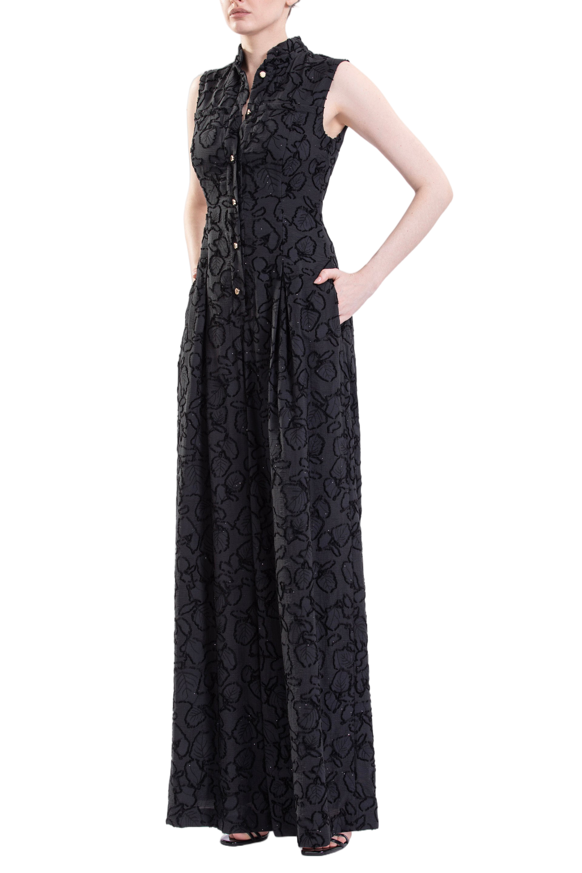 Textured Jumpsuit