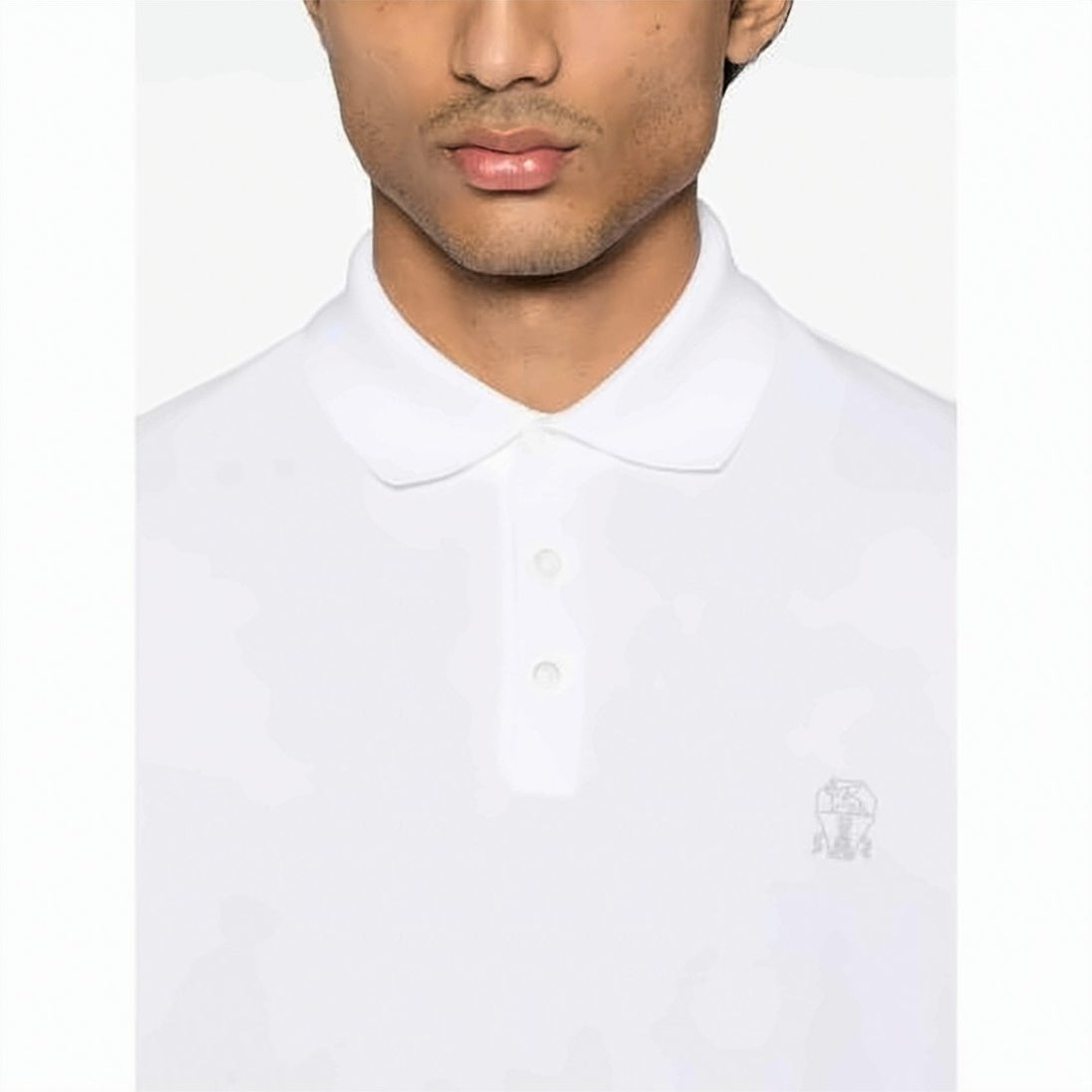 Textured Piqué Cotton Polo Shirt