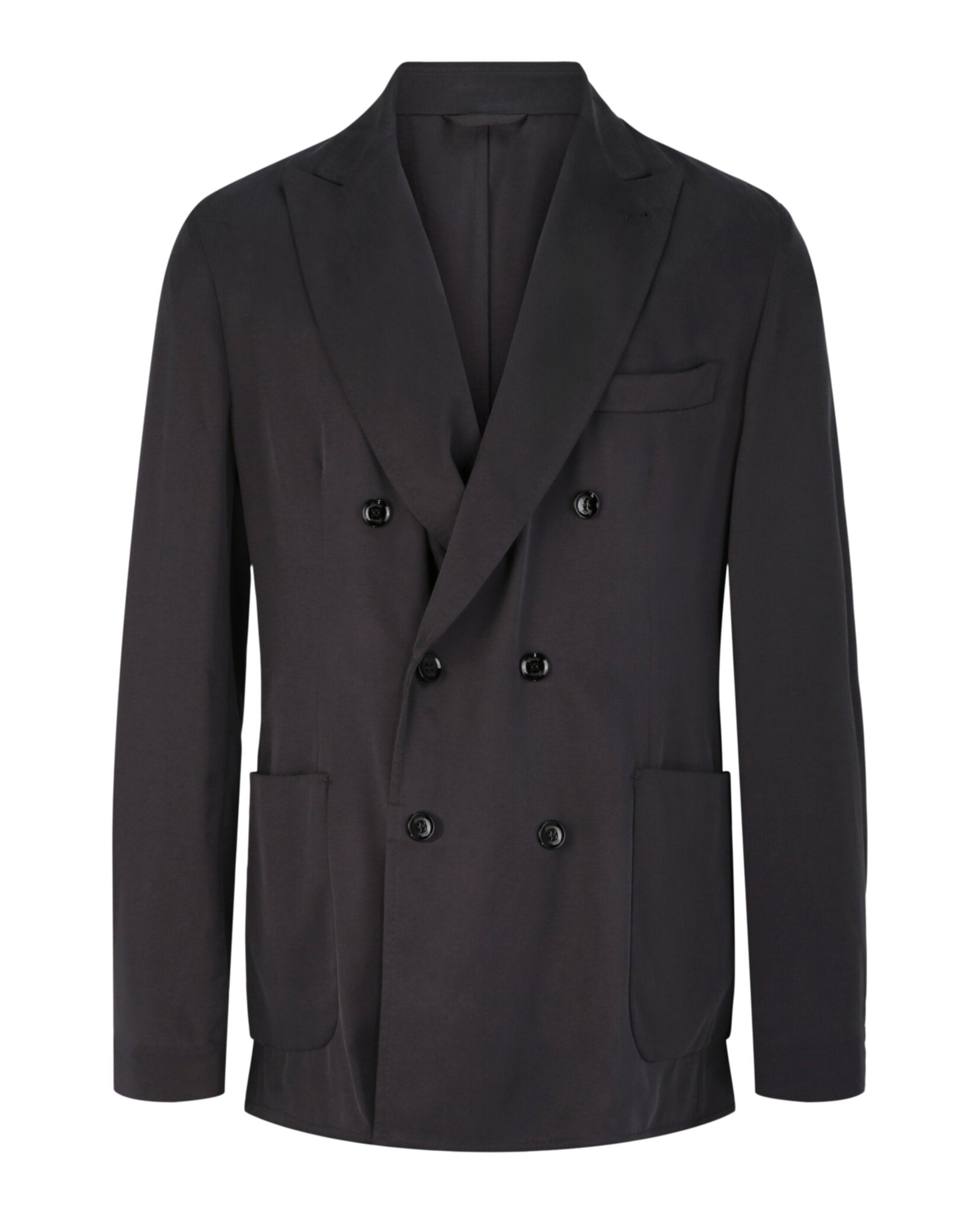 Deconstructed Double-Breasted Blazer