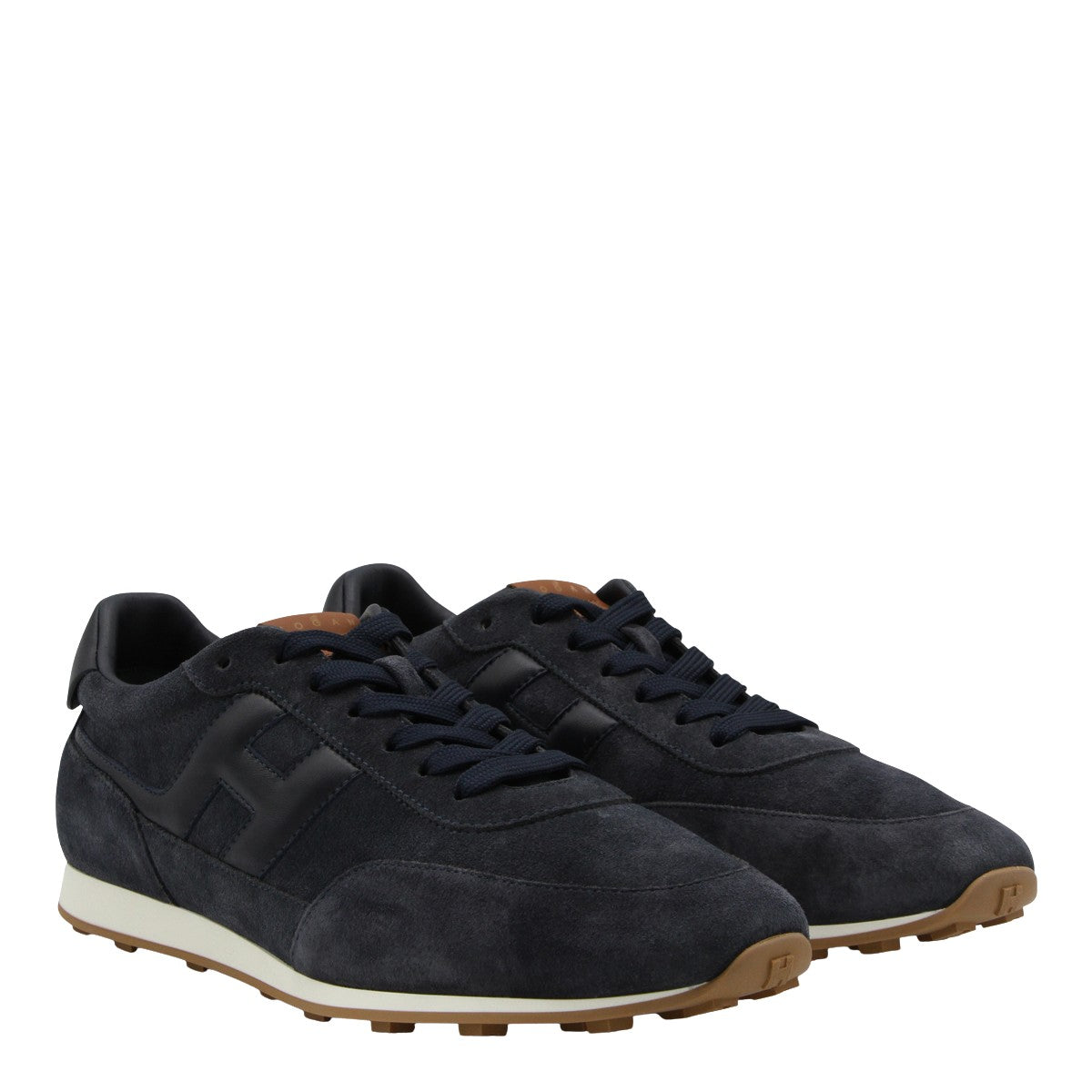 Low-Profile Navy Suede Sneakers