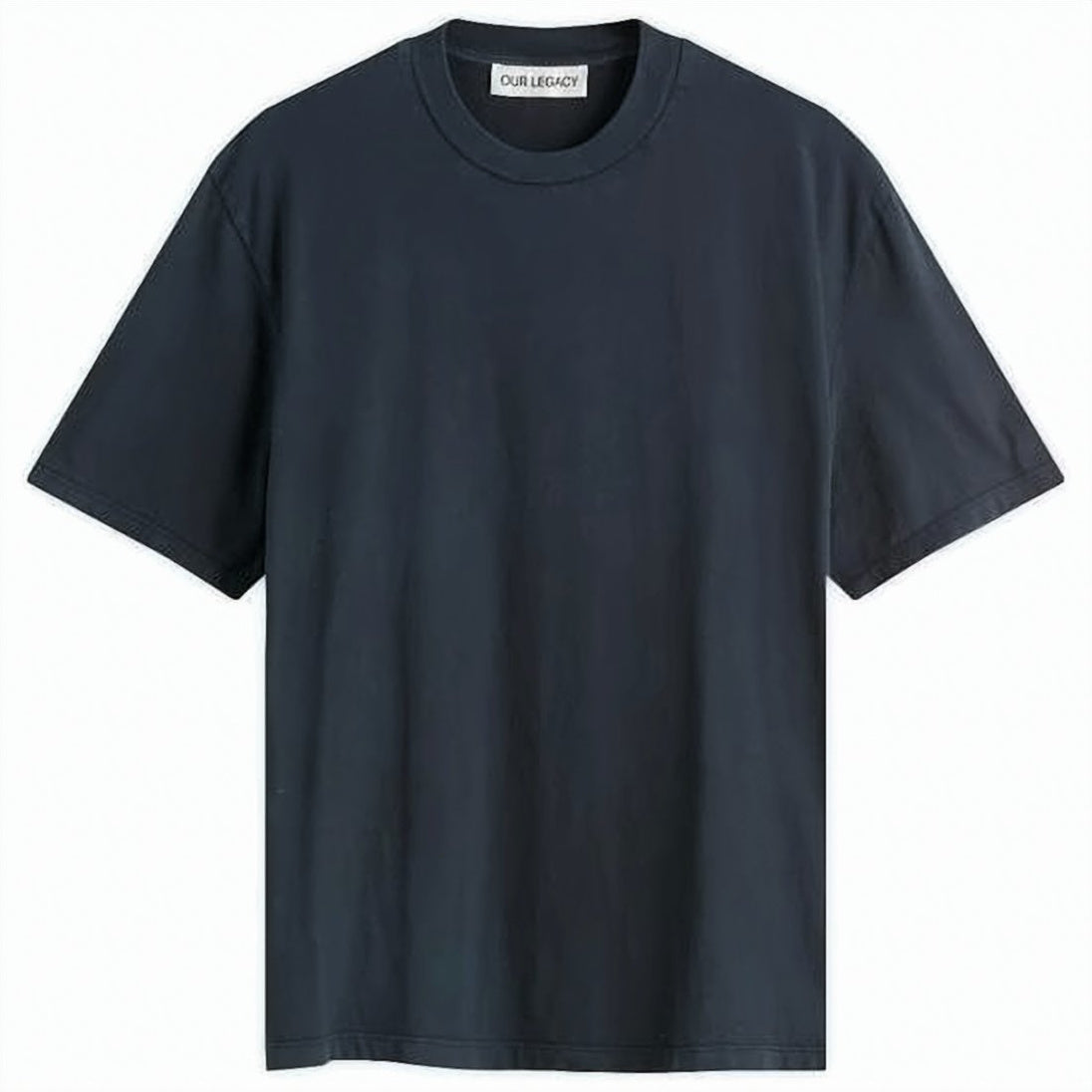 Minimalistic Black Crew Neck T-Shirt