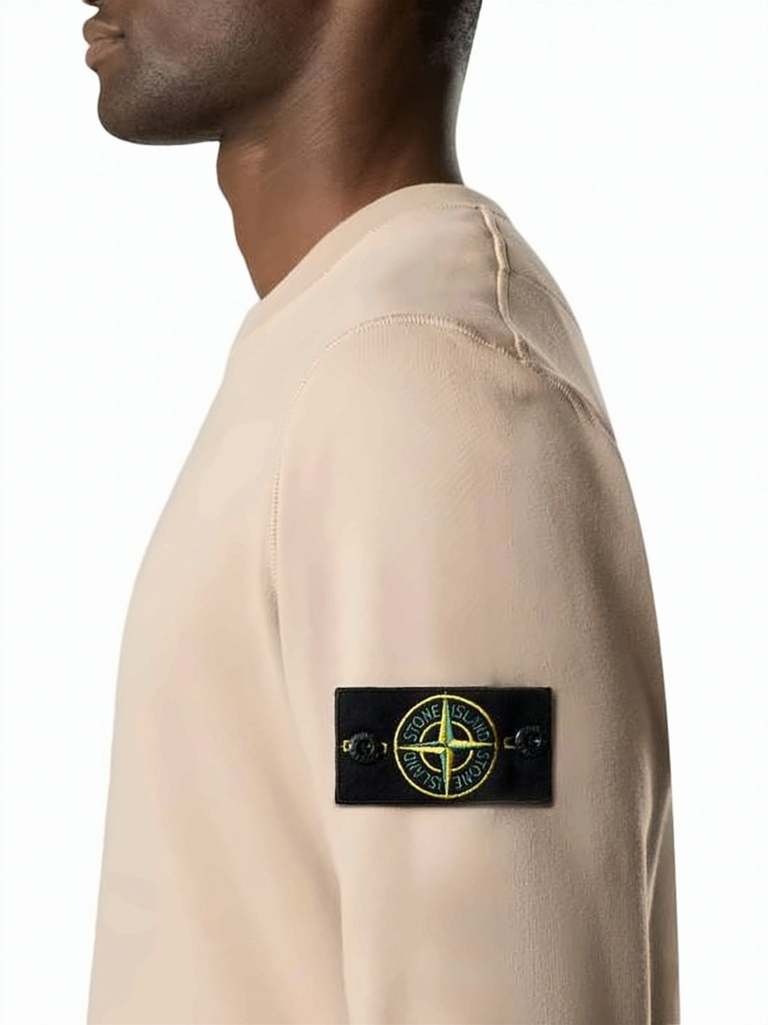 Long-Sleeve Sweatshirt with Distinctive Patch Logo