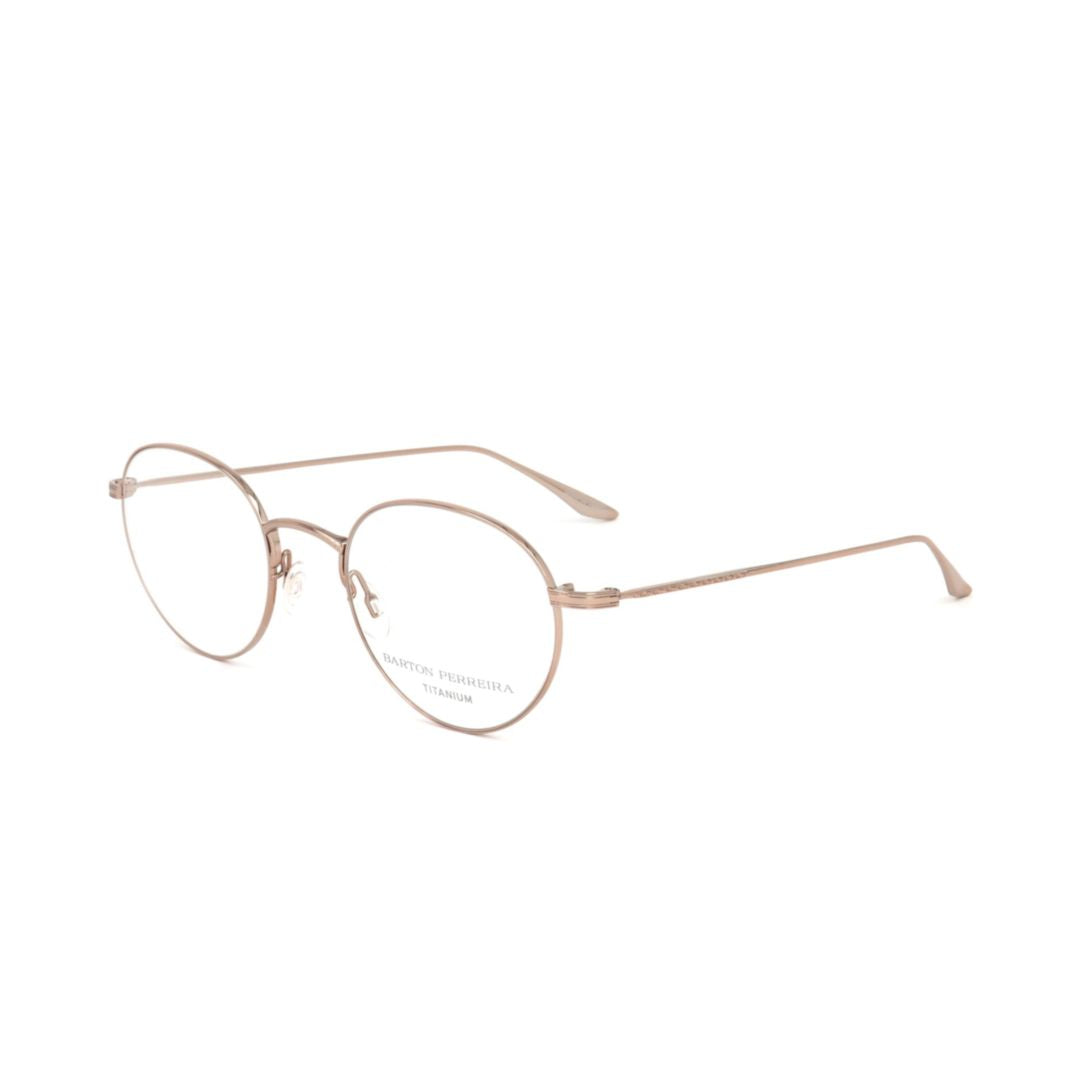 Bp5037 501vo Thin Round Metal Eyeglasses with Adjustable Nose Pads
