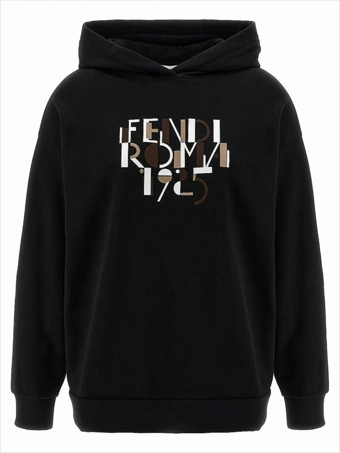 Relaxed Fit Graphic Print Fendi Hoodie