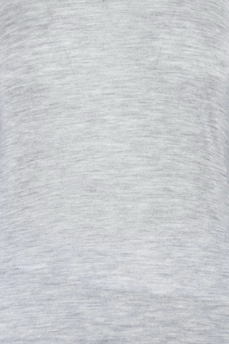 Cashmere Silk Turtleneck - Grey