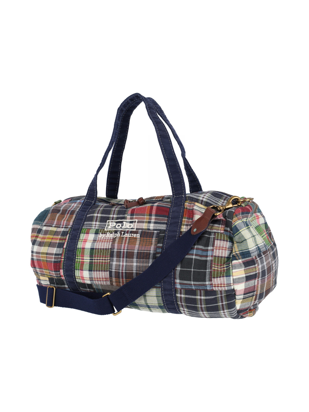 Multicolor Patchwork Pattern Duffle Bag