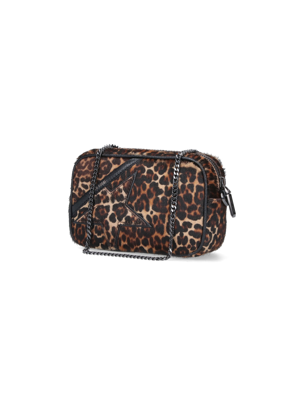 Medium Brown Leather Bag With Structured Silhouette