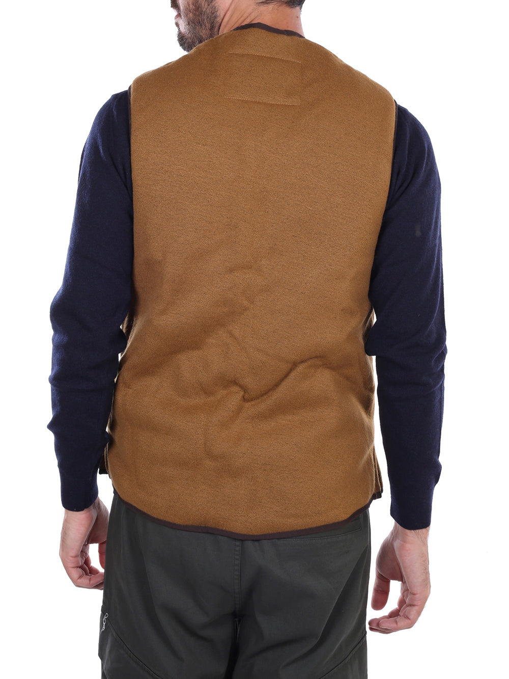 Warm Pile Reversible Waistcoat With Zip Closure